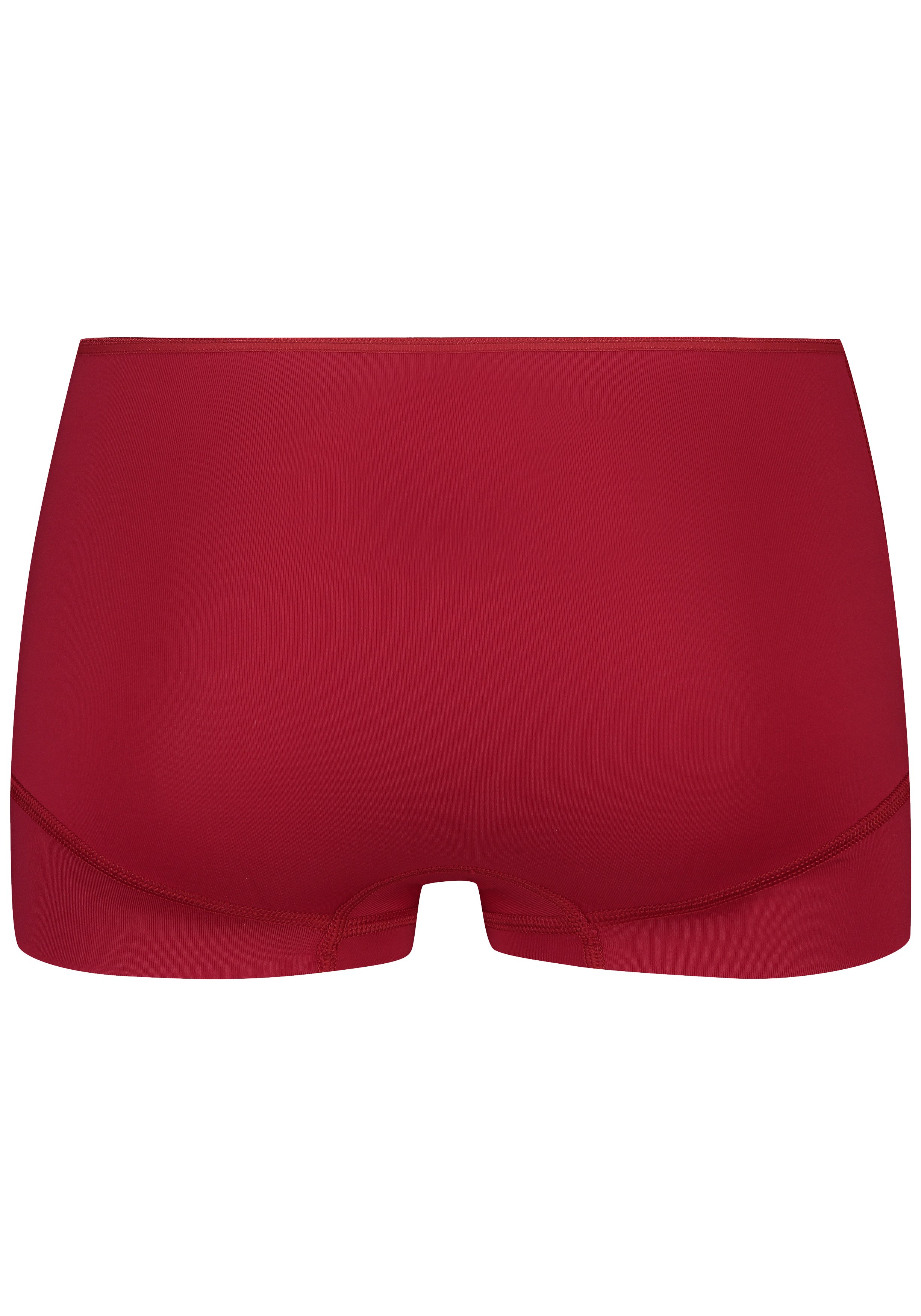 RJ Bodywear Pure Color dames short, donkerrood