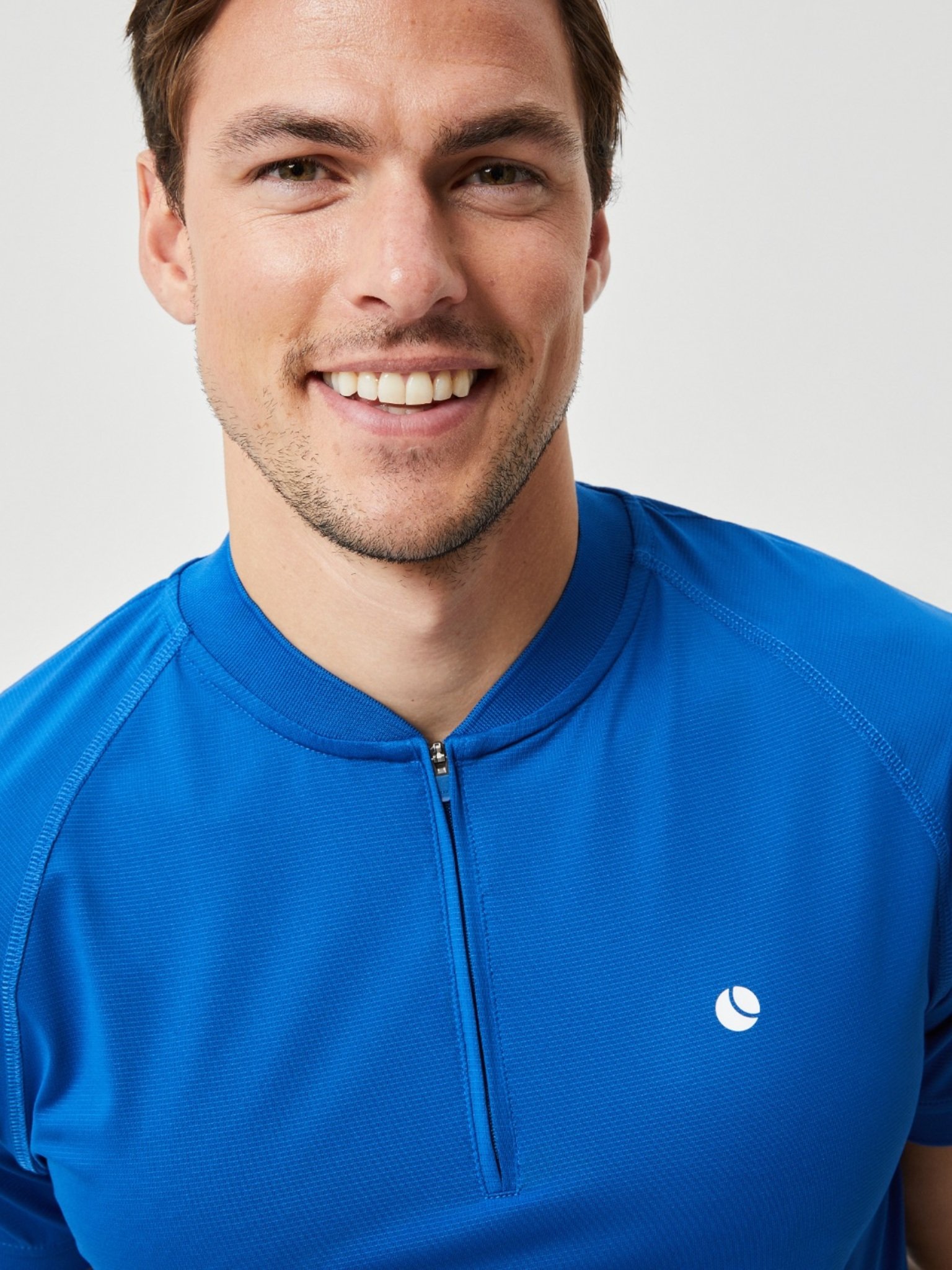 Bjorn Borg Ace Performance Zip Polo, blauw