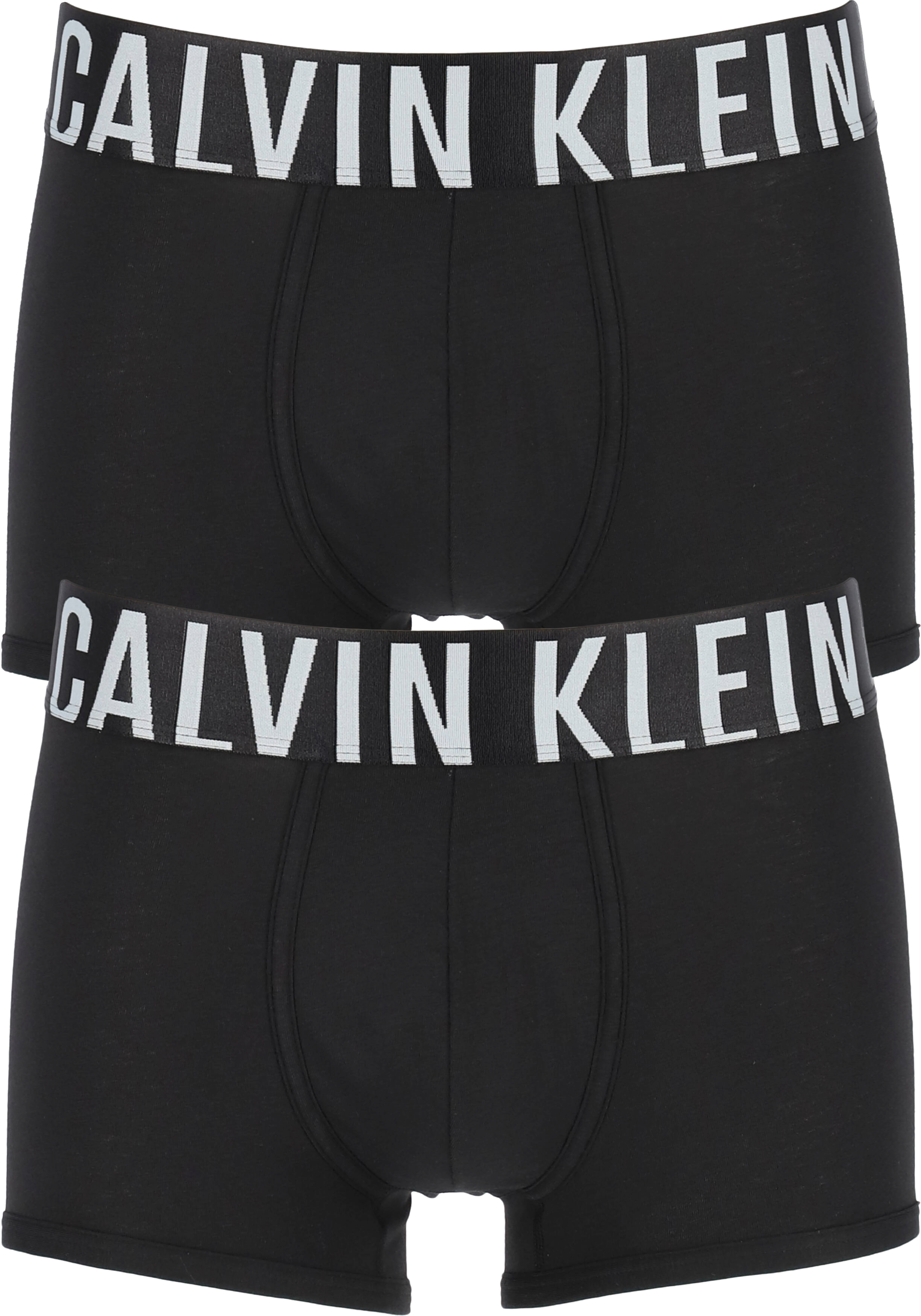 Calvin Klein INTENSE POWER Cotton trunk (2-pack), heren boxers normale lengte, zwart