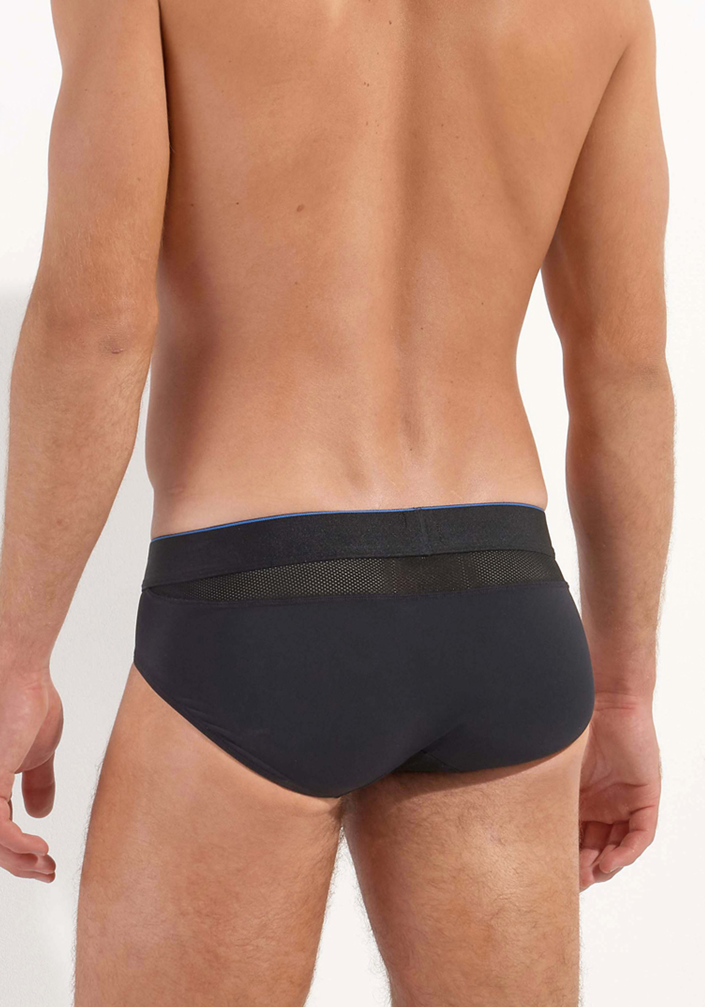 HOM Sports lab mini briefs (1-pack), heren slip, zwart