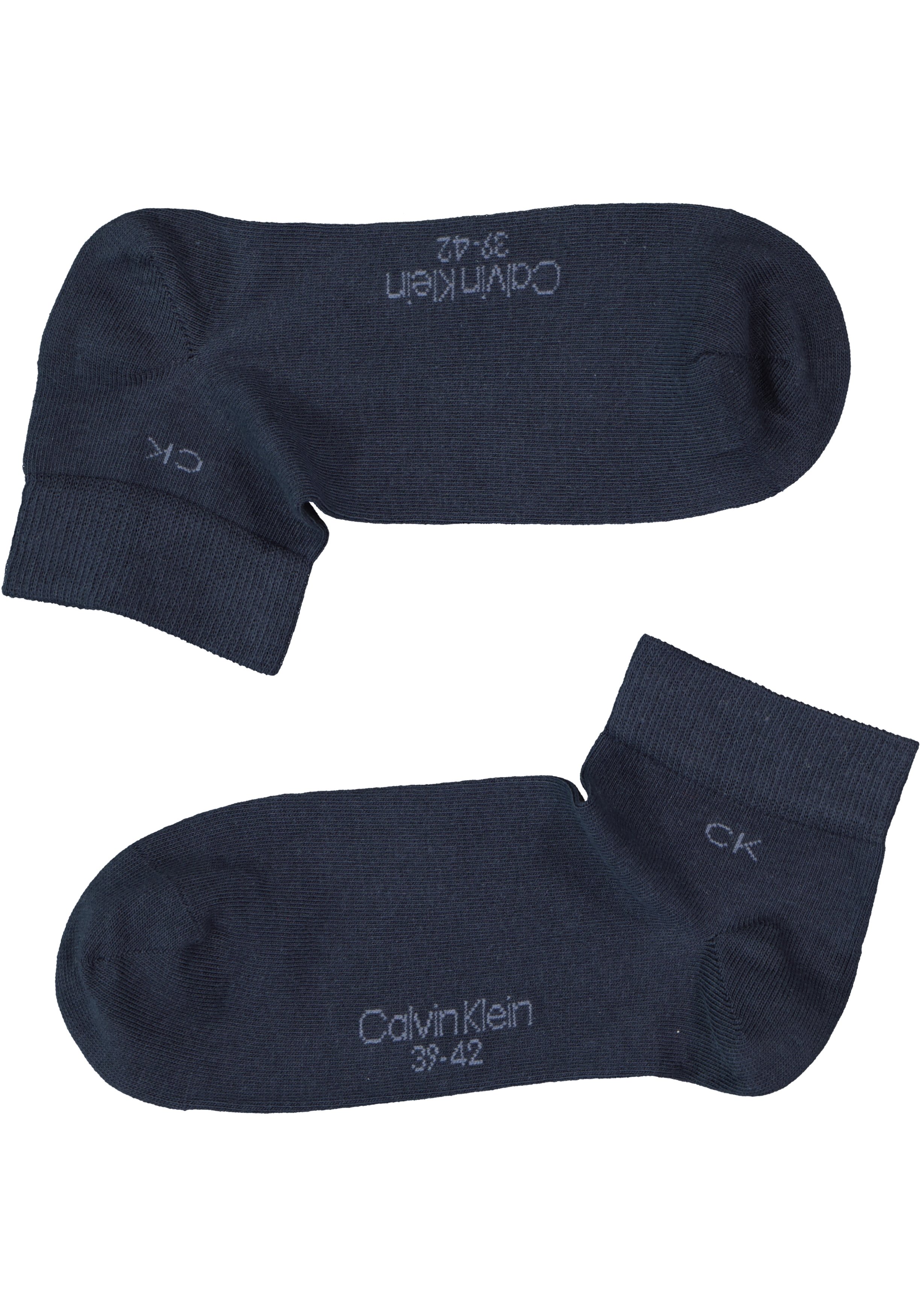 Calvin Klein herensokken Simon (2-pack), hoge enkelsokken, donkerblauw