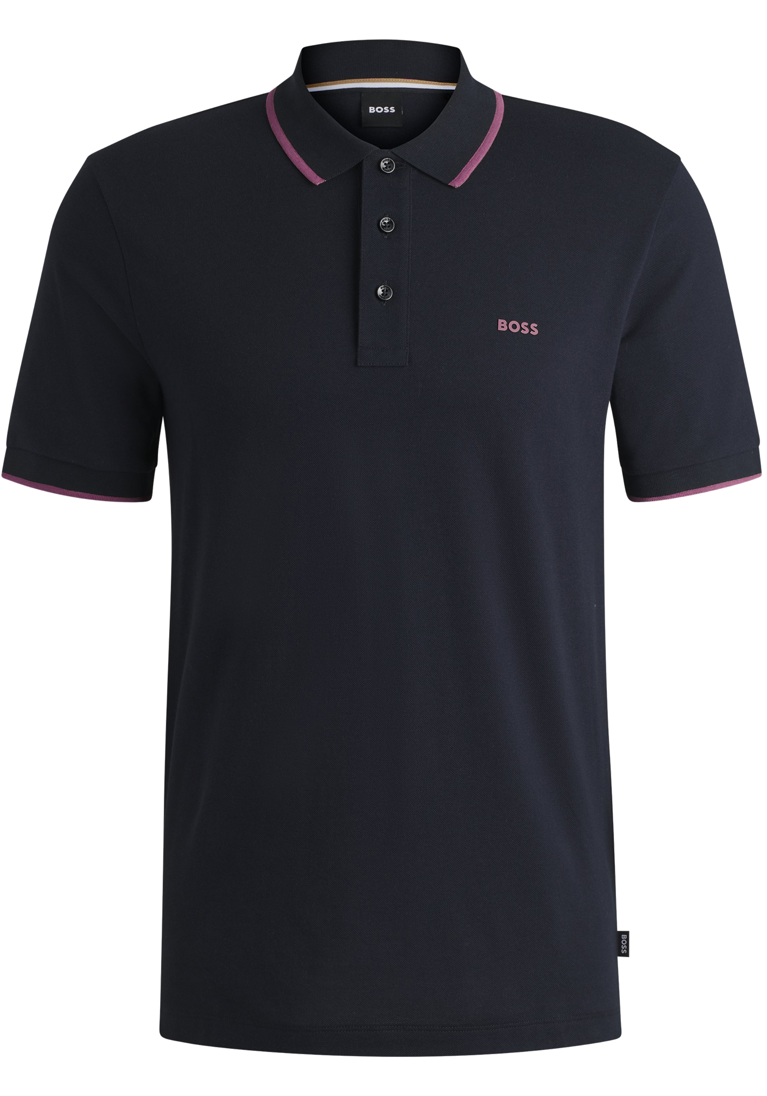 BOSS Parlay regular fit polo, pique, zwart