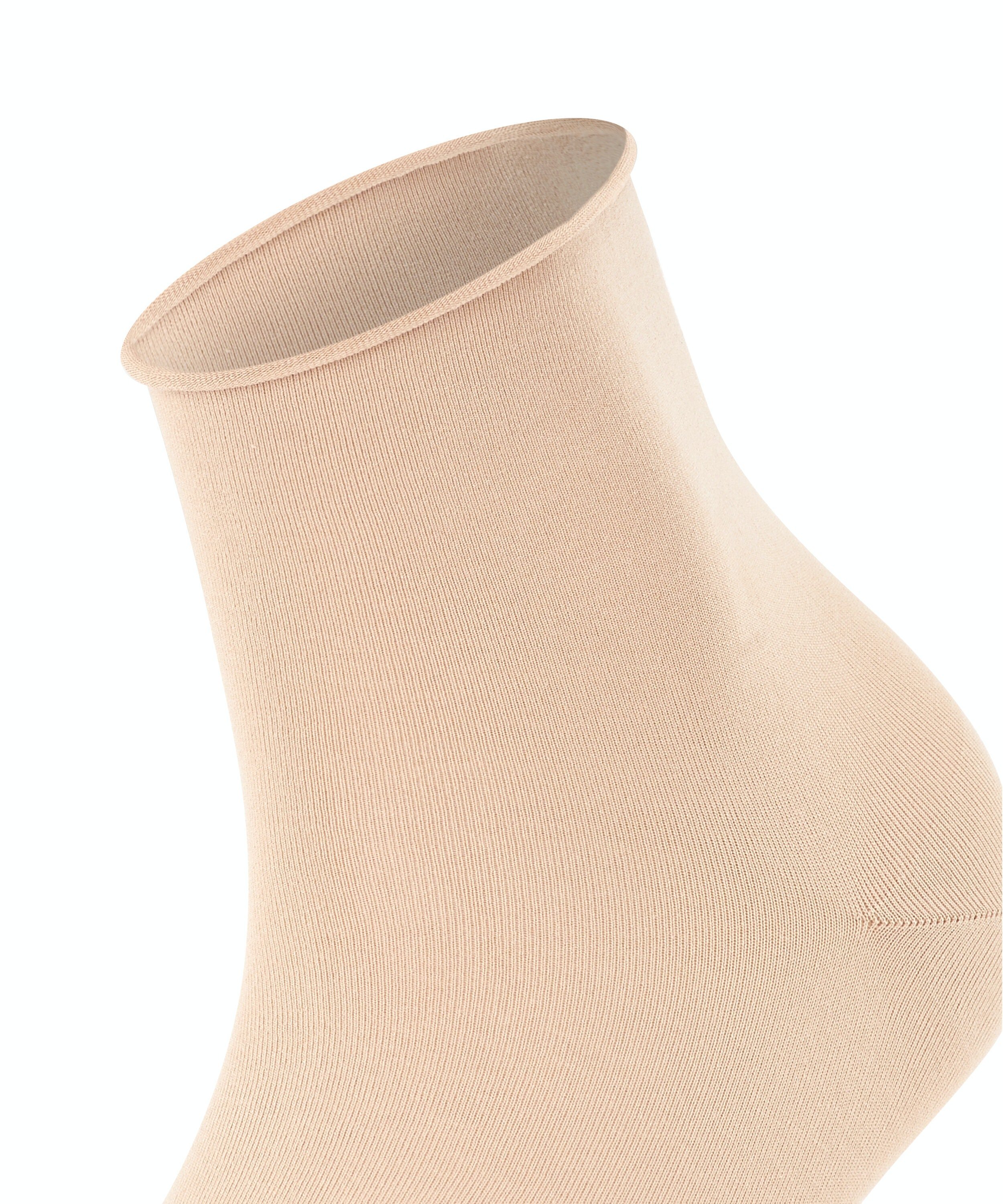 FALKE Cotton Touch damessokken kort, beige (ginger)