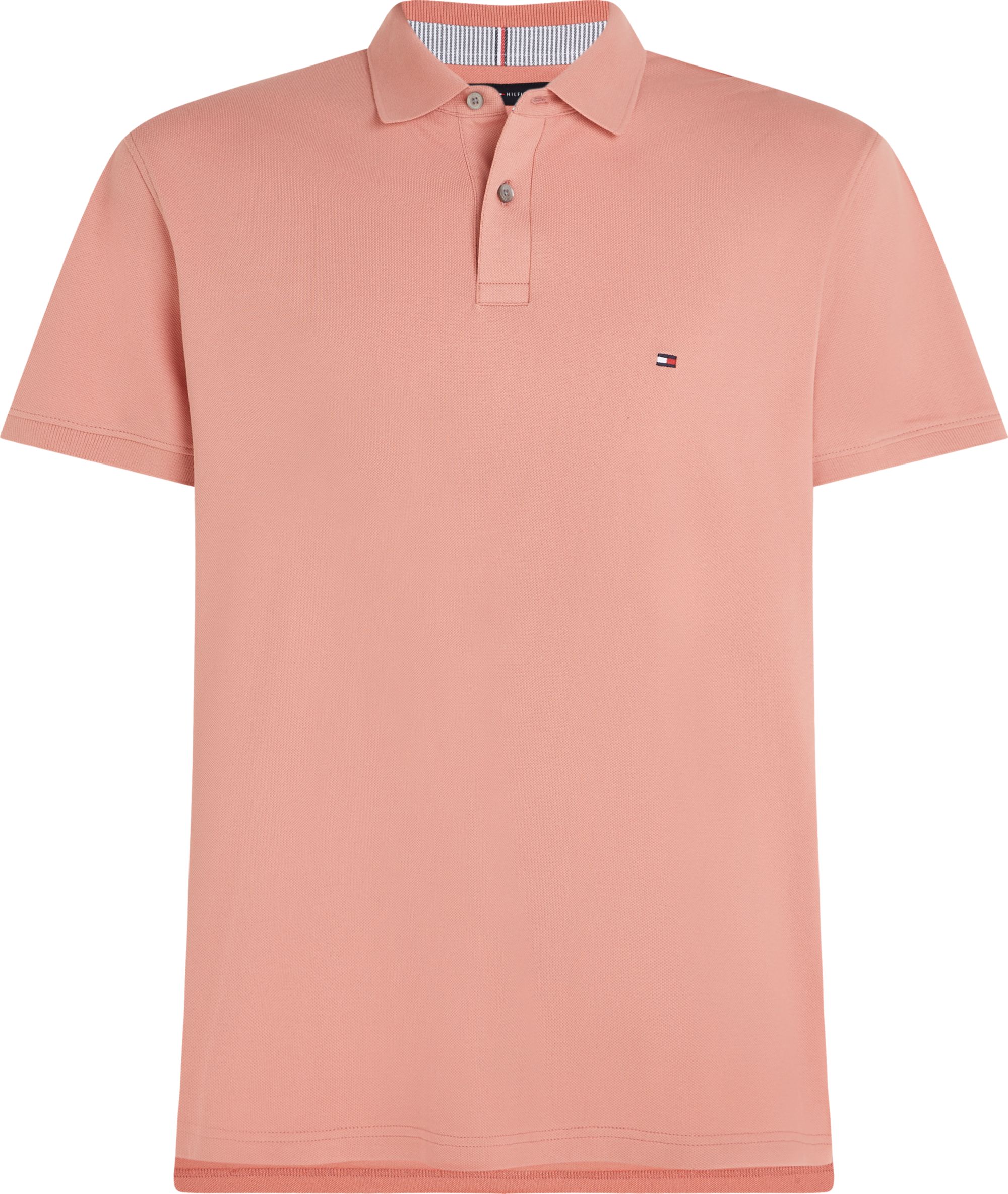 Tommy Hilfiger 1985 Regular Polo, heren poloshirt, oudroze