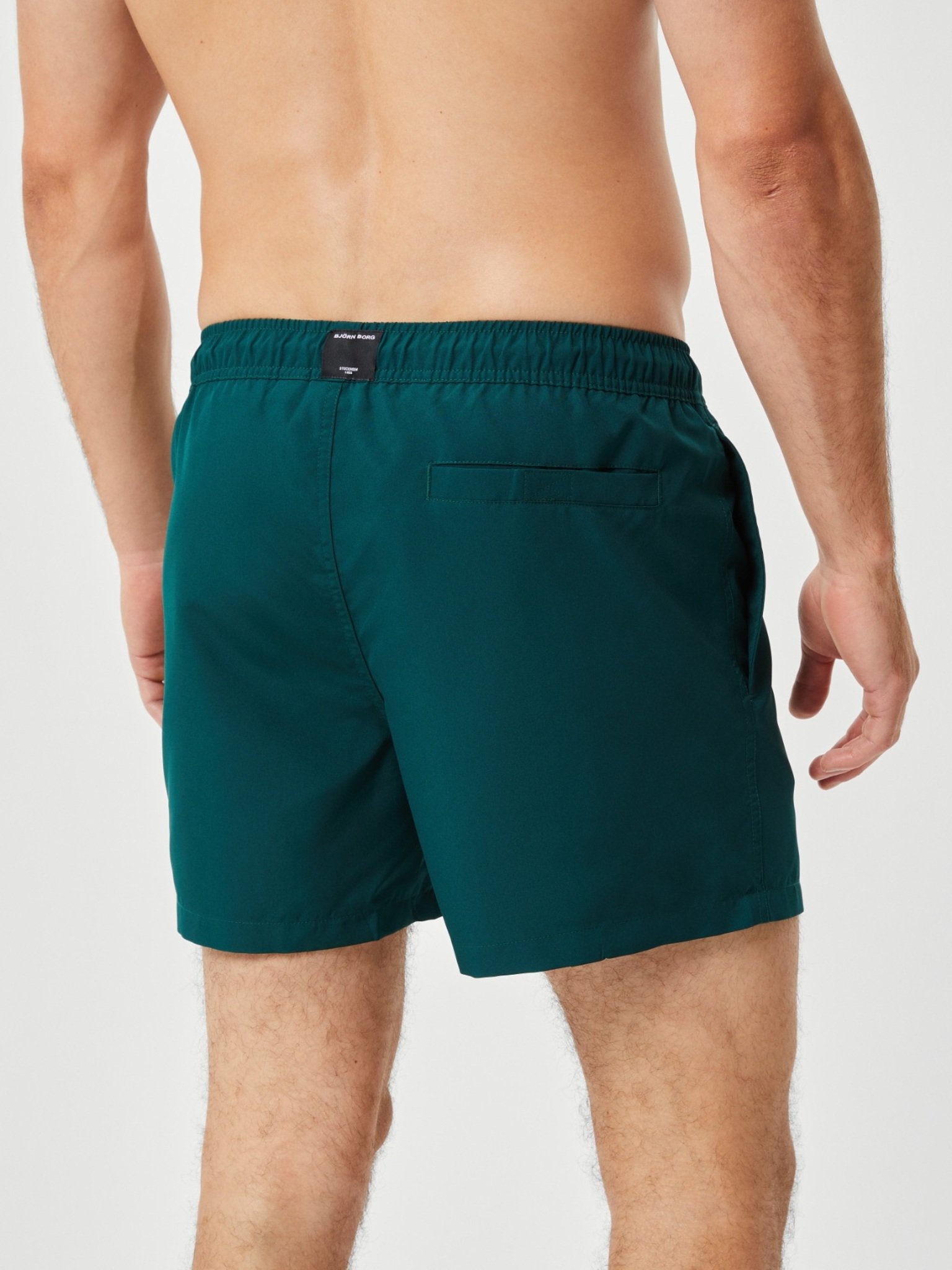 Bjorn Borg Solid Swim Shorts, heren zwembroek, groen