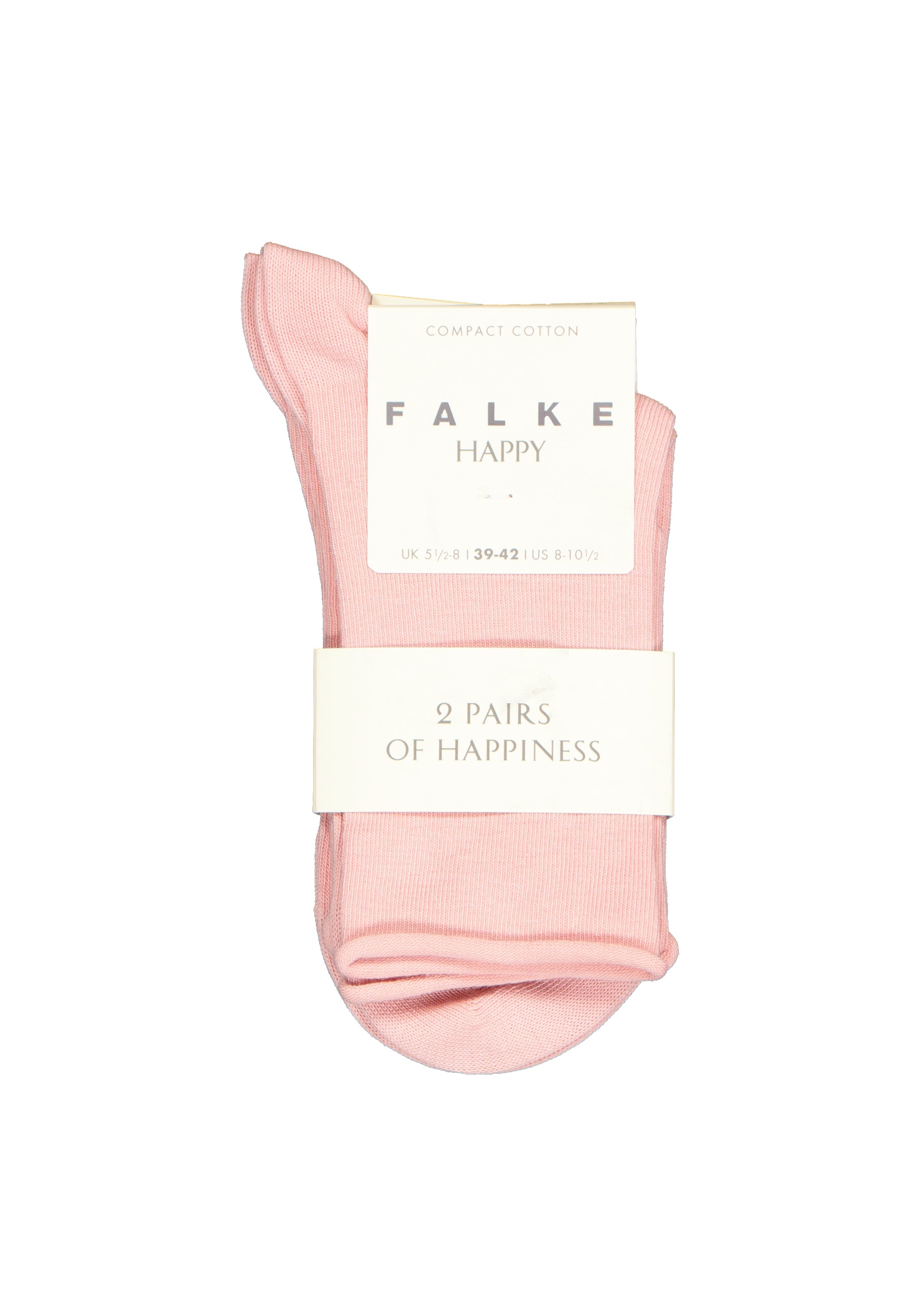 FALKE Happy damessokken (2-pack), katoen, roze (blossom)