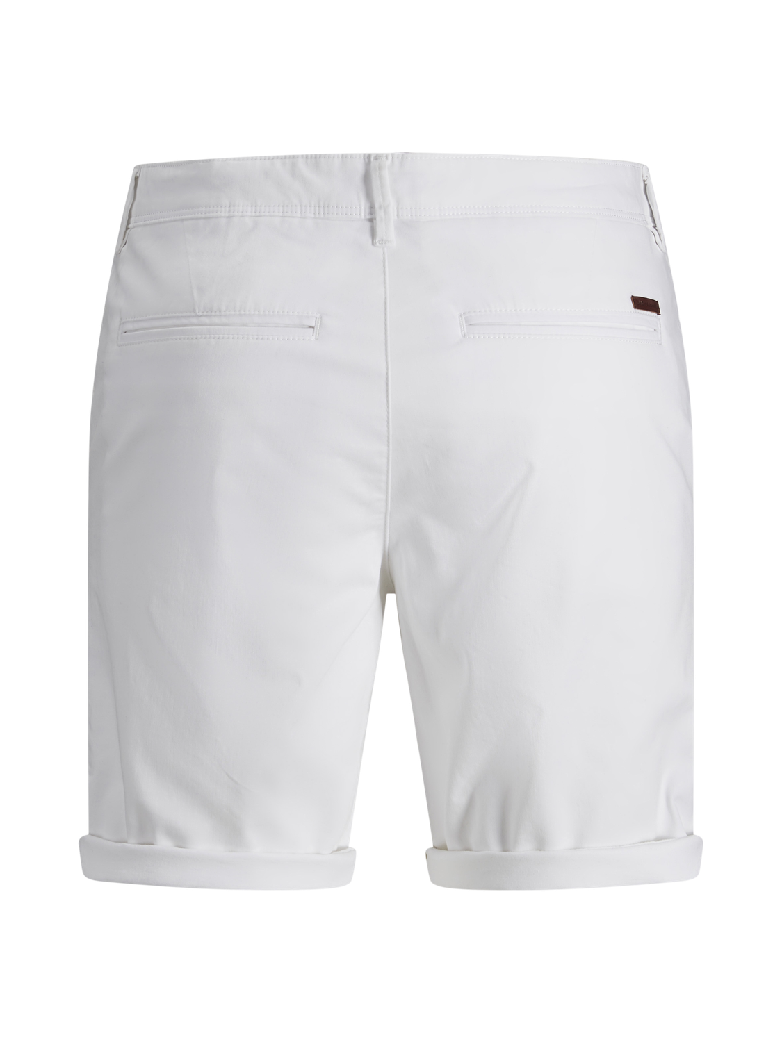 JACK & JONES Bowie Shorts Solid regular fit, heren korte broek, wit