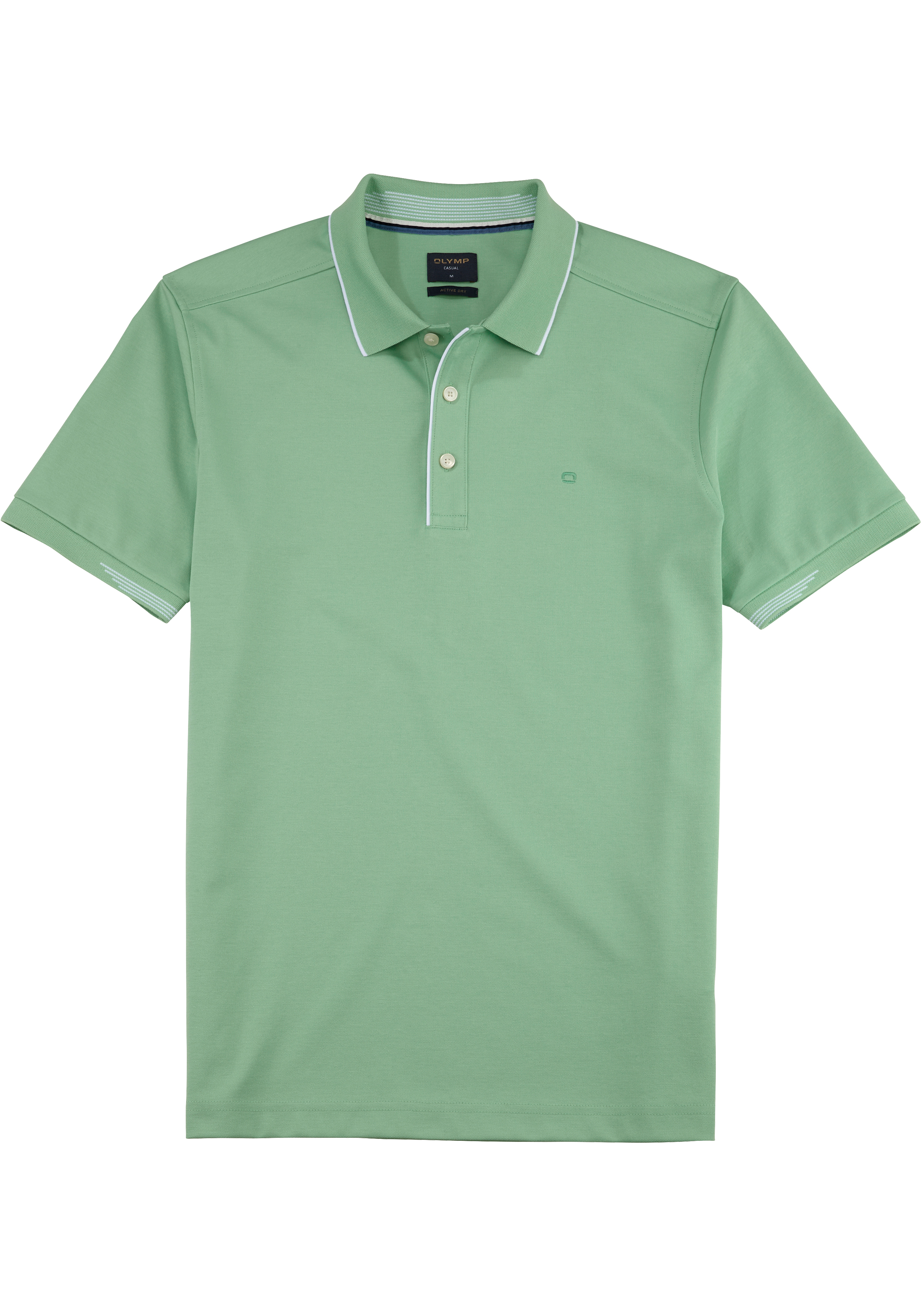 OLYMP Polo Casual, modern fit polo, mint groen