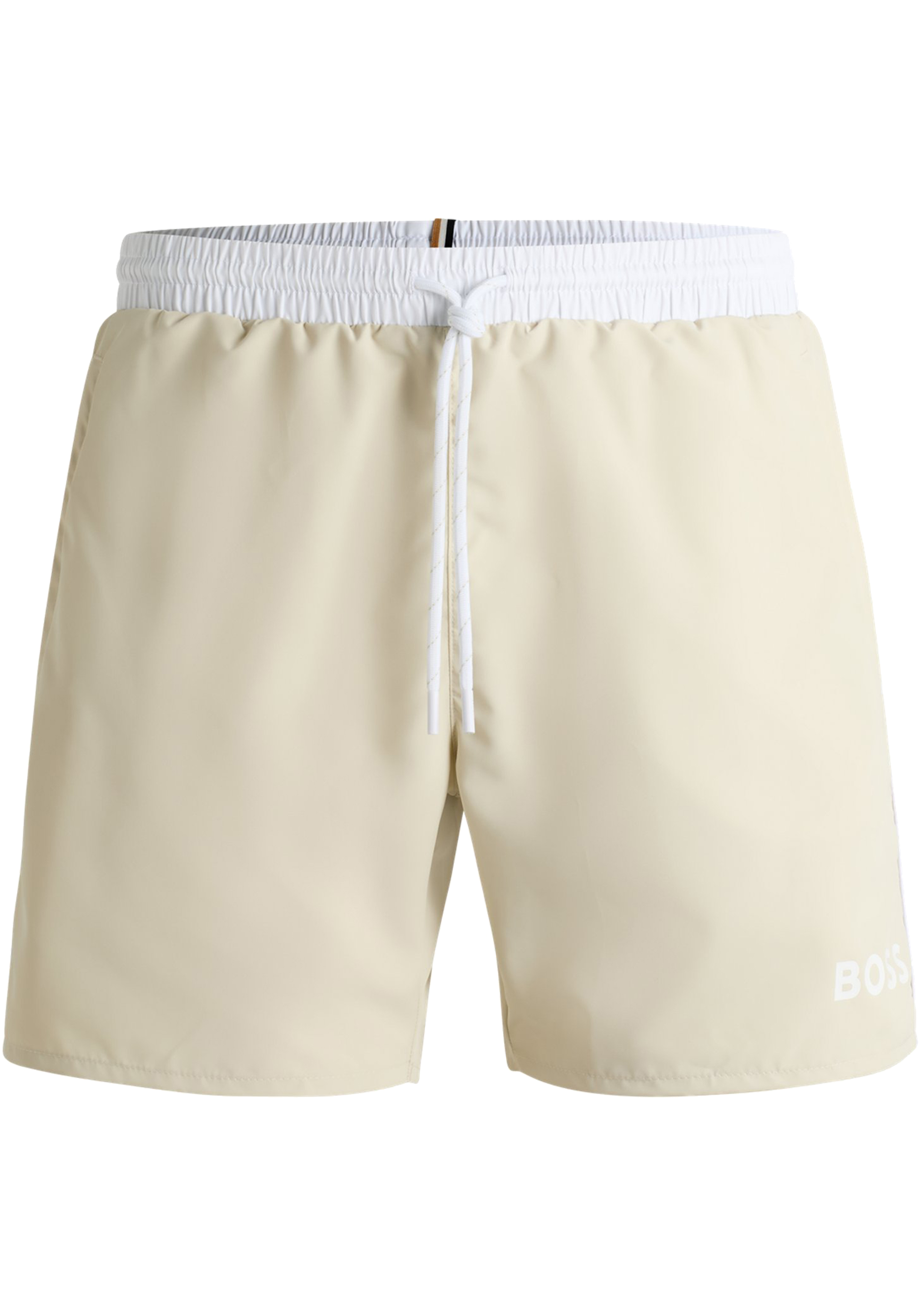 HUGO BOSS Starfish swim shorts, heren zwembroek, wit