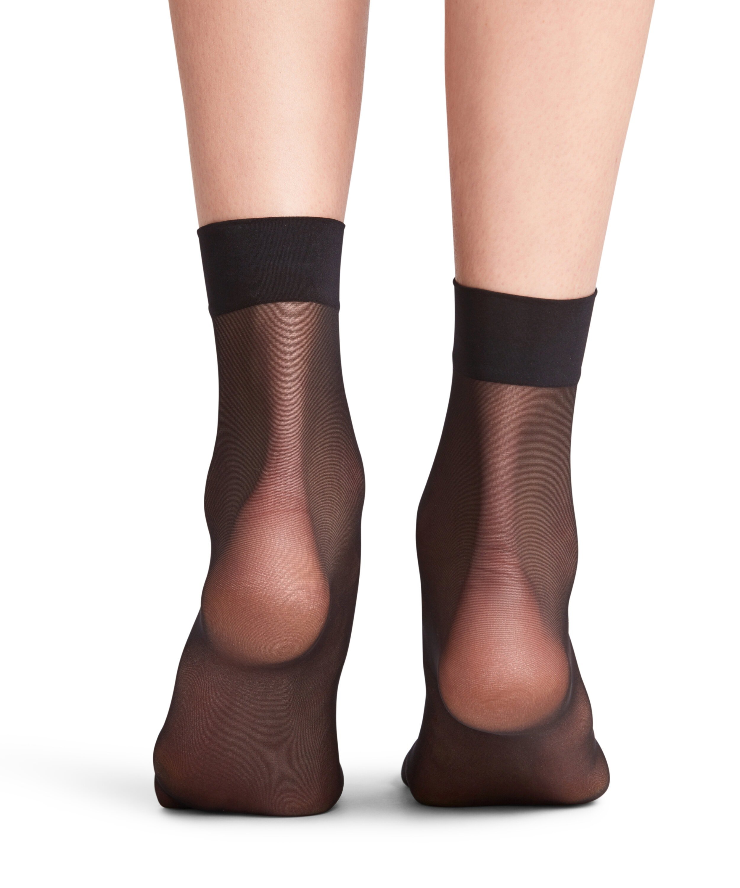 FALKE Seidenglatt 15 DEN dames sokjes, zwart (black)