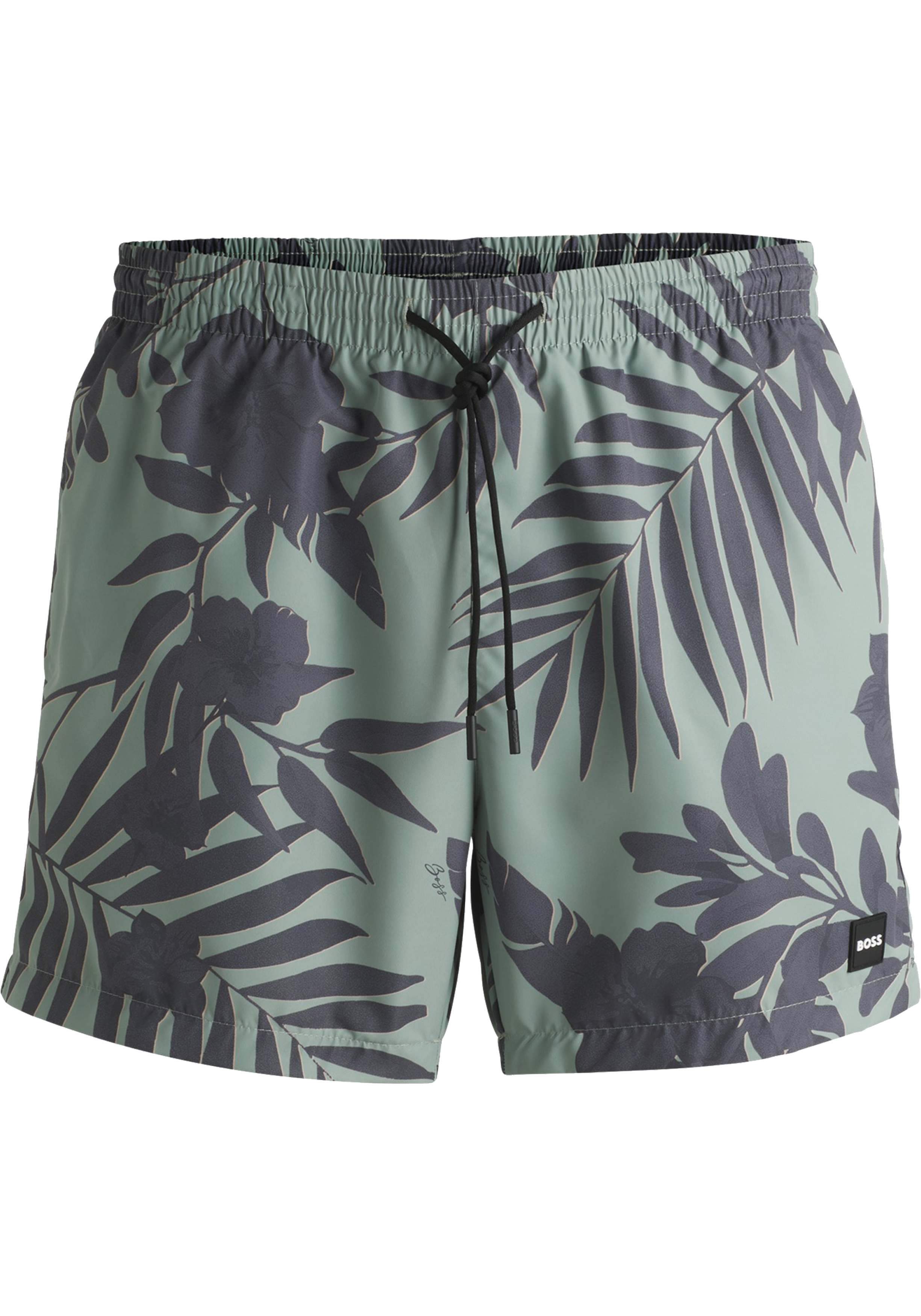 HUGO BOSS Piranha swim shorts, heren zwembroek, groen dessin