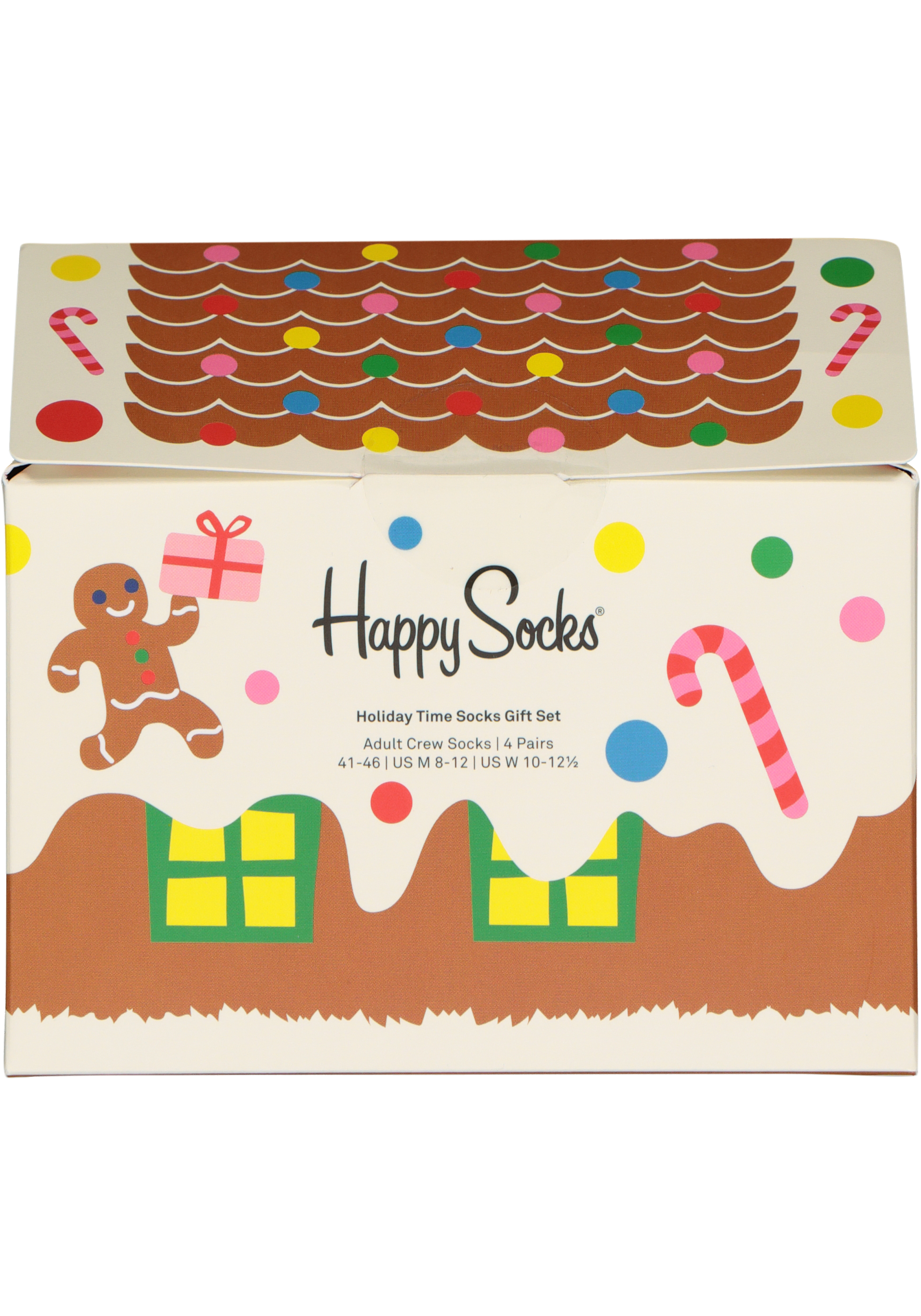 Happy Socks Holiday Time Gift Set (4-pack), winterfeest in een doosje