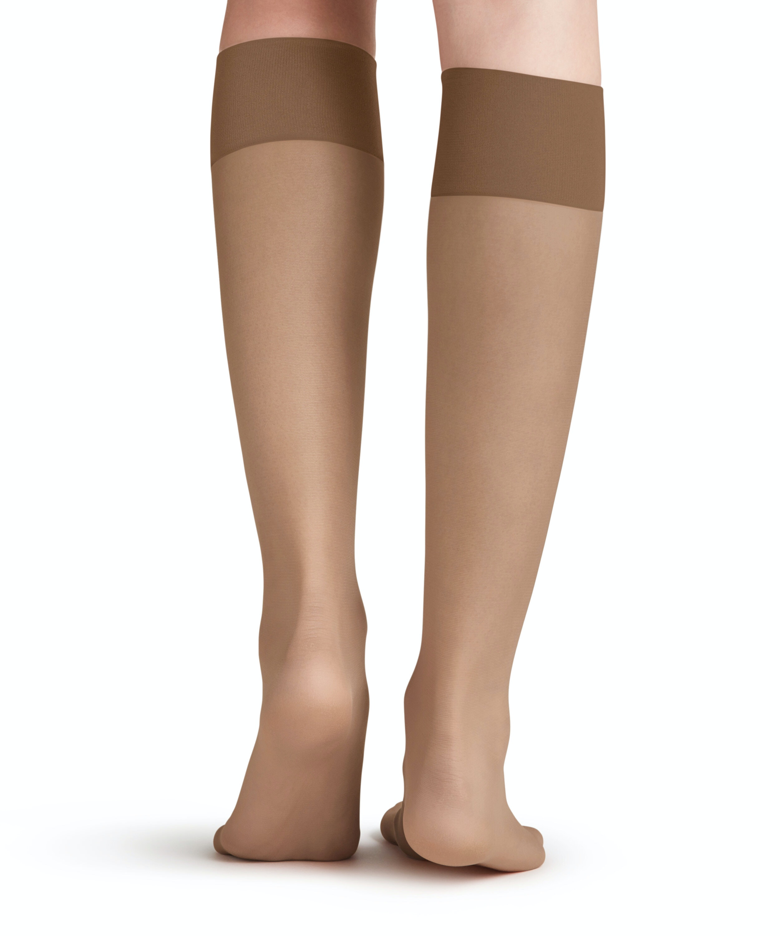 FALKE Pure Matt 20 DEN dames kniekousen, beige (sun)