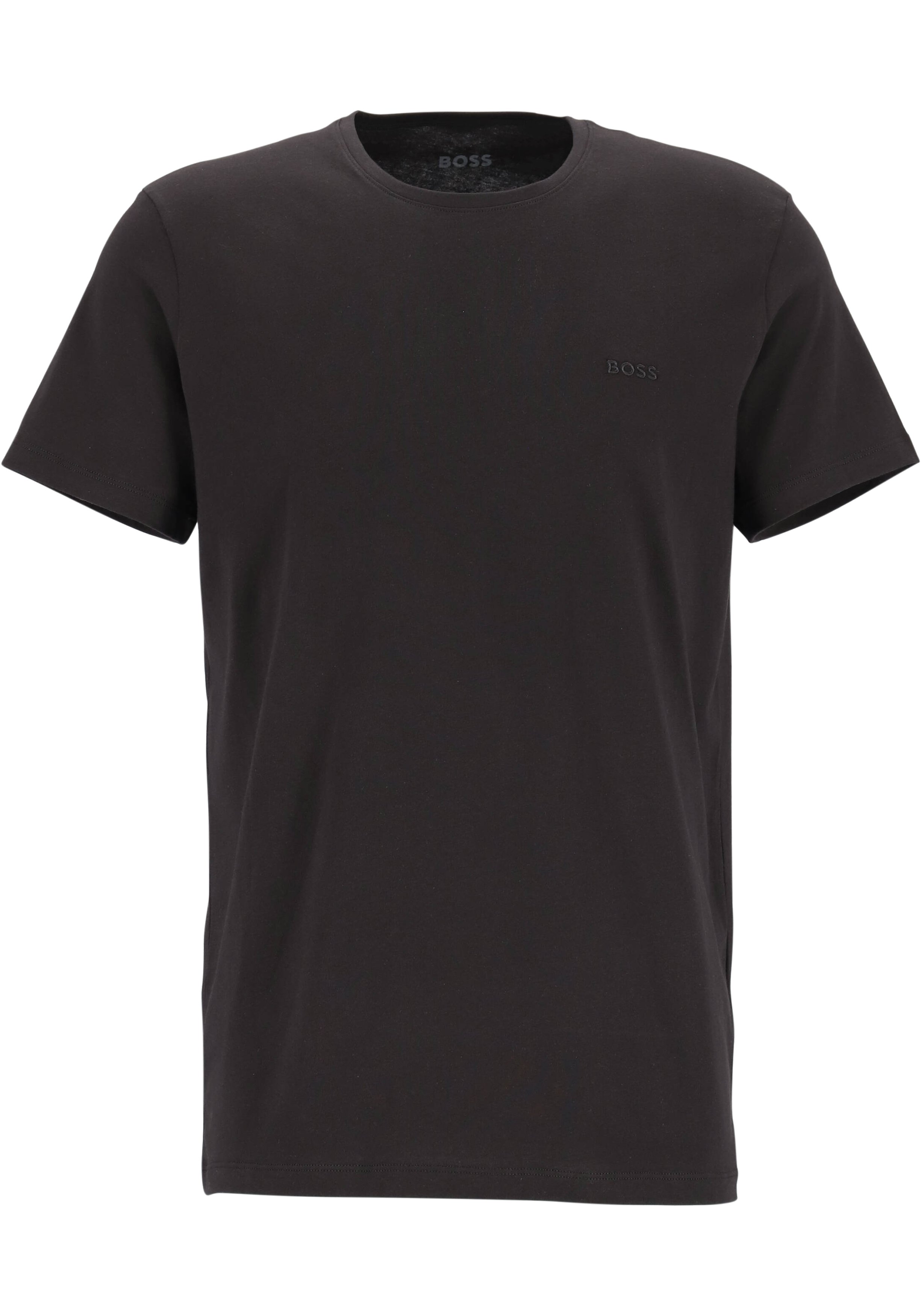 HUGO BOSS Comfort T-shirts relaxed fit (2-pack), heren T-shirts O-hals, zwart