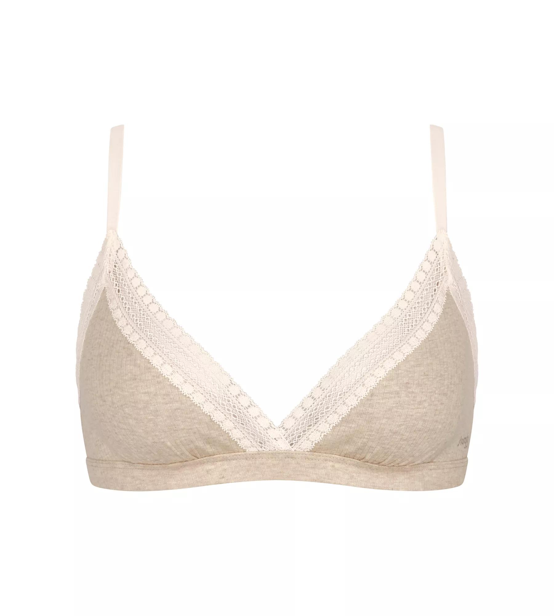 Sloggi Women GO Ribbed R Bralette, bralette, grijs