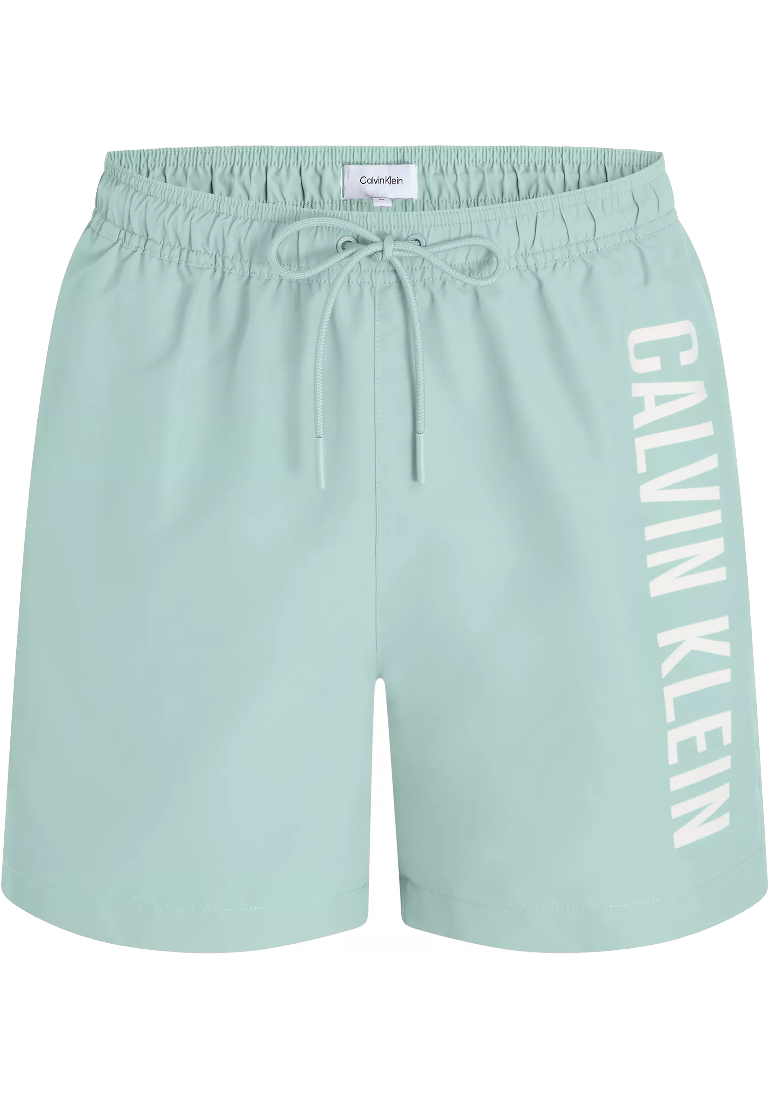 Calvin Klein Medium Drawstring swimshort, heren zwembroek, lichtgroen