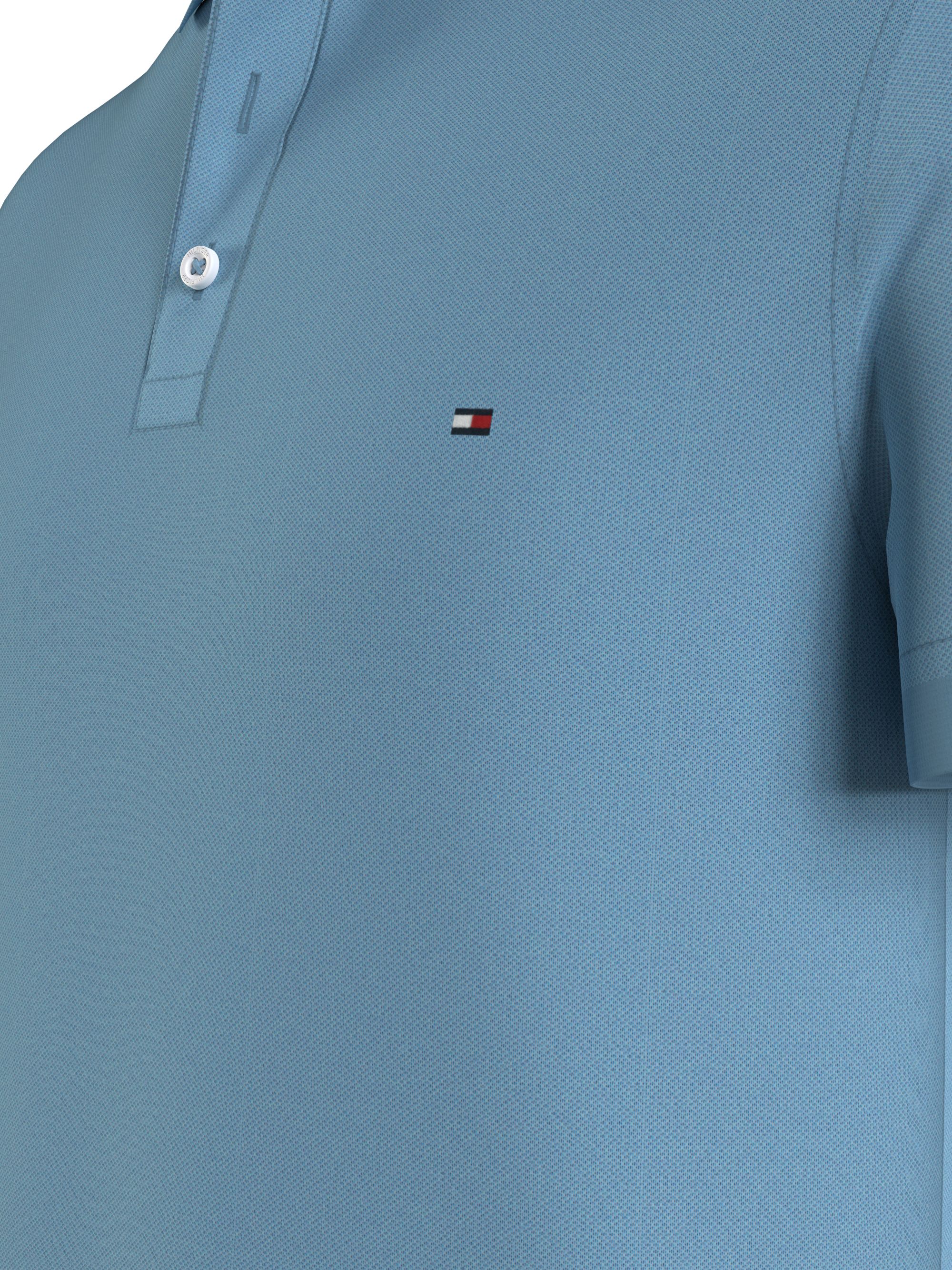 Tommy Hilfiger 1985 Slim Polo, heren poloshirt, lichtblauw