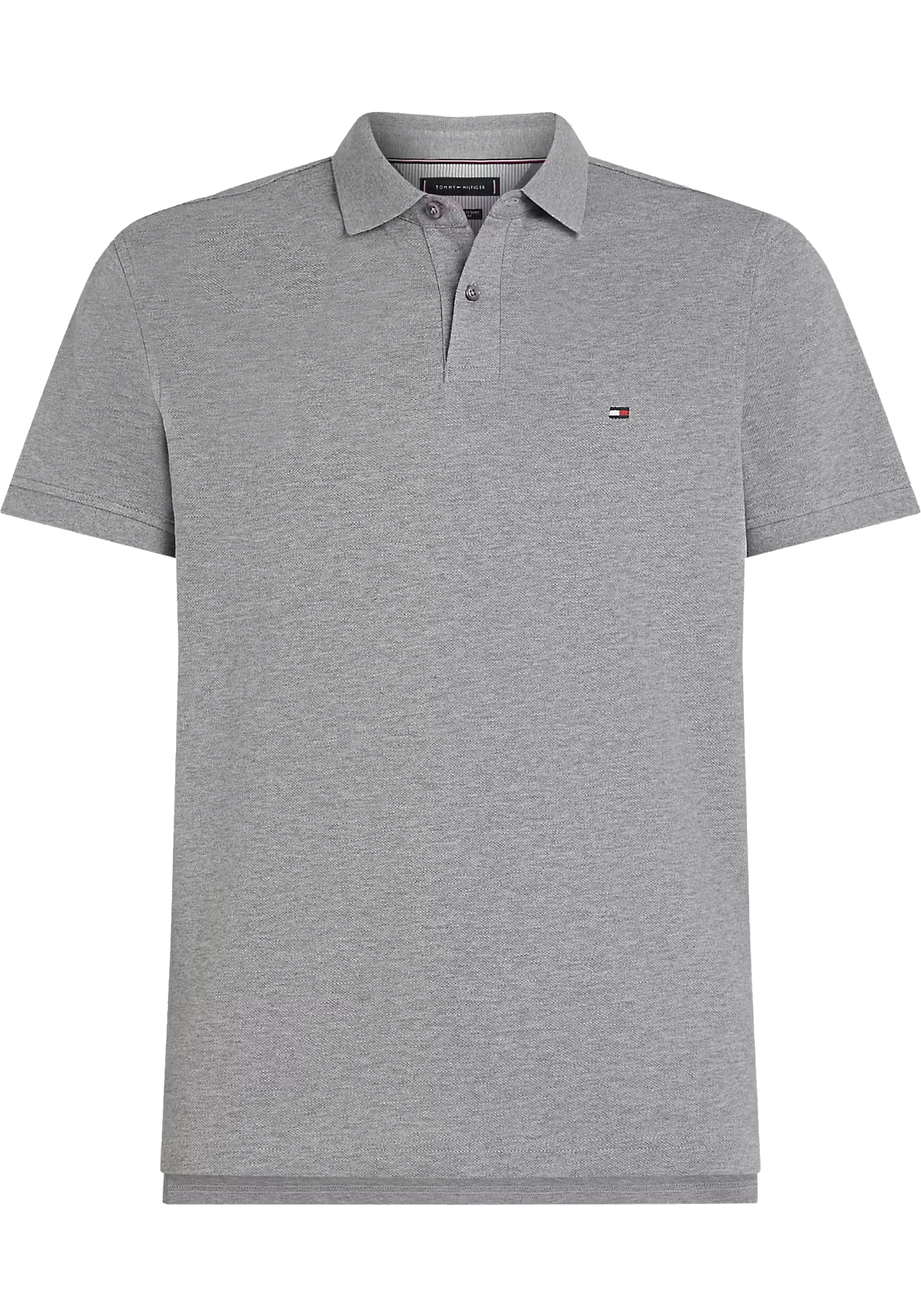 Tommy Hilfiger 1985 Regular Polo, heren poloshirt, middengrijs melange