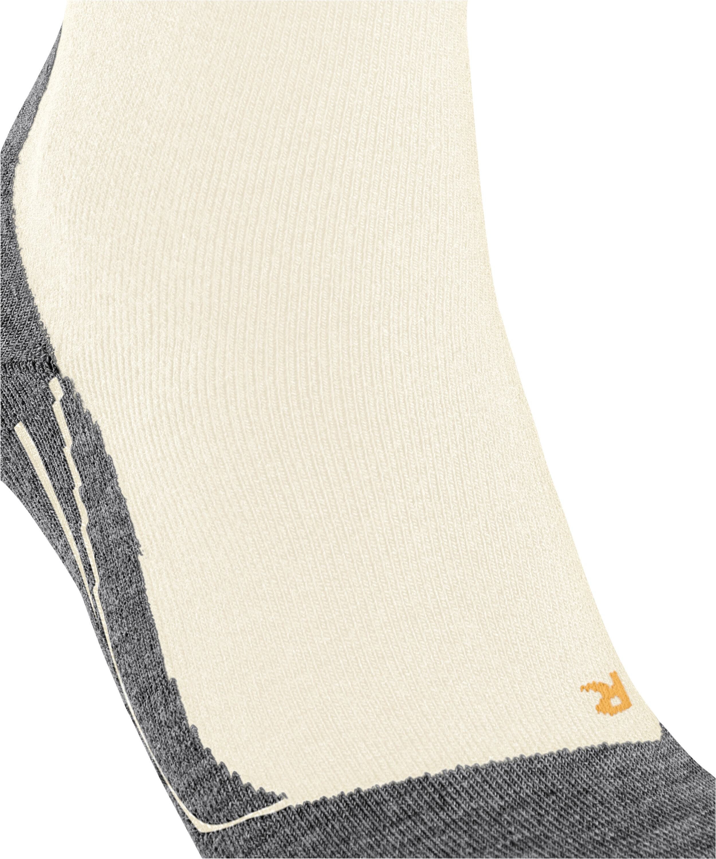 FALKE SK2 Intermediate heren skiing kniekousen, beige (off-white)