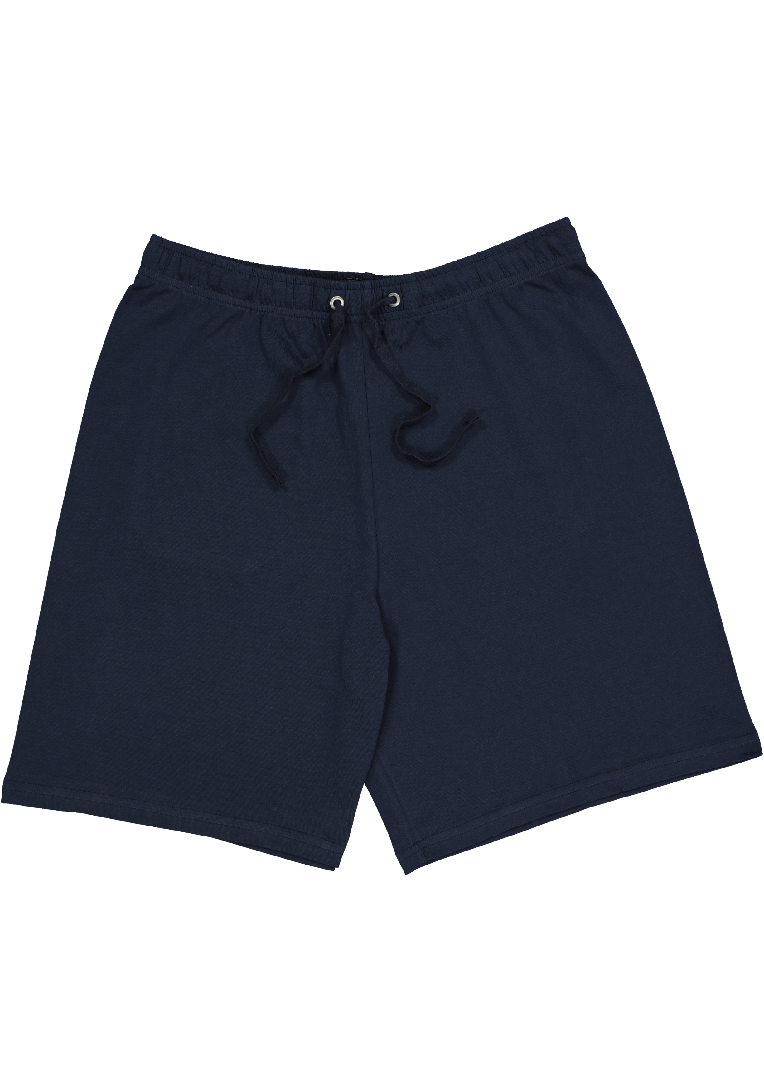 SCHIESSER heren shortama, V-hals, blauw met wit geruit