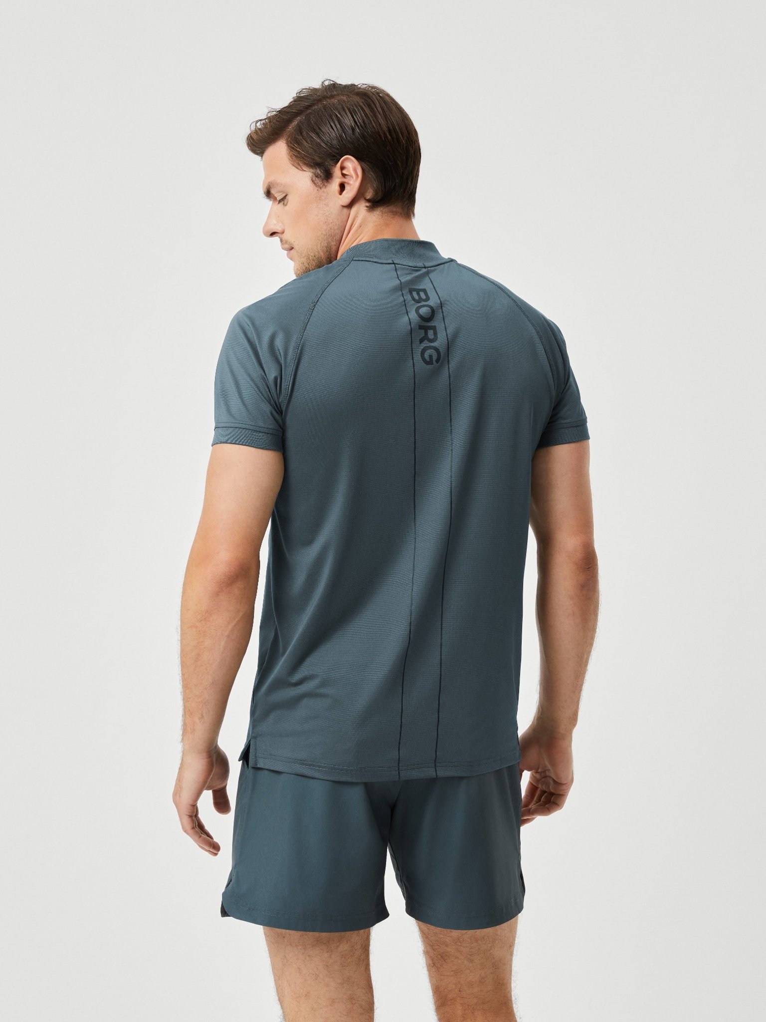 Bjorn Borg Ace Performance Zip Polo, petrol