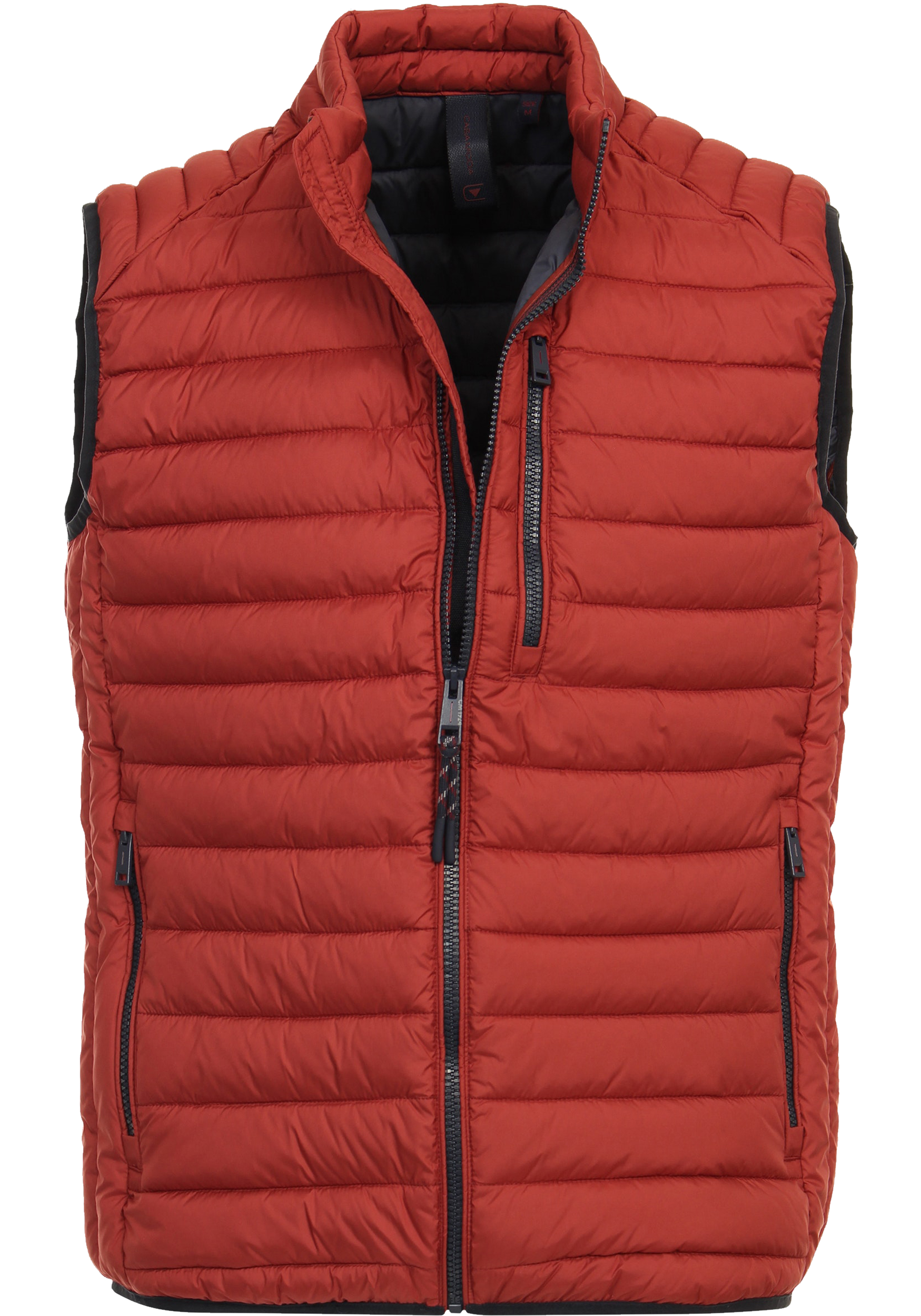 CASA MODA comfort fit bodywarmer, oranje