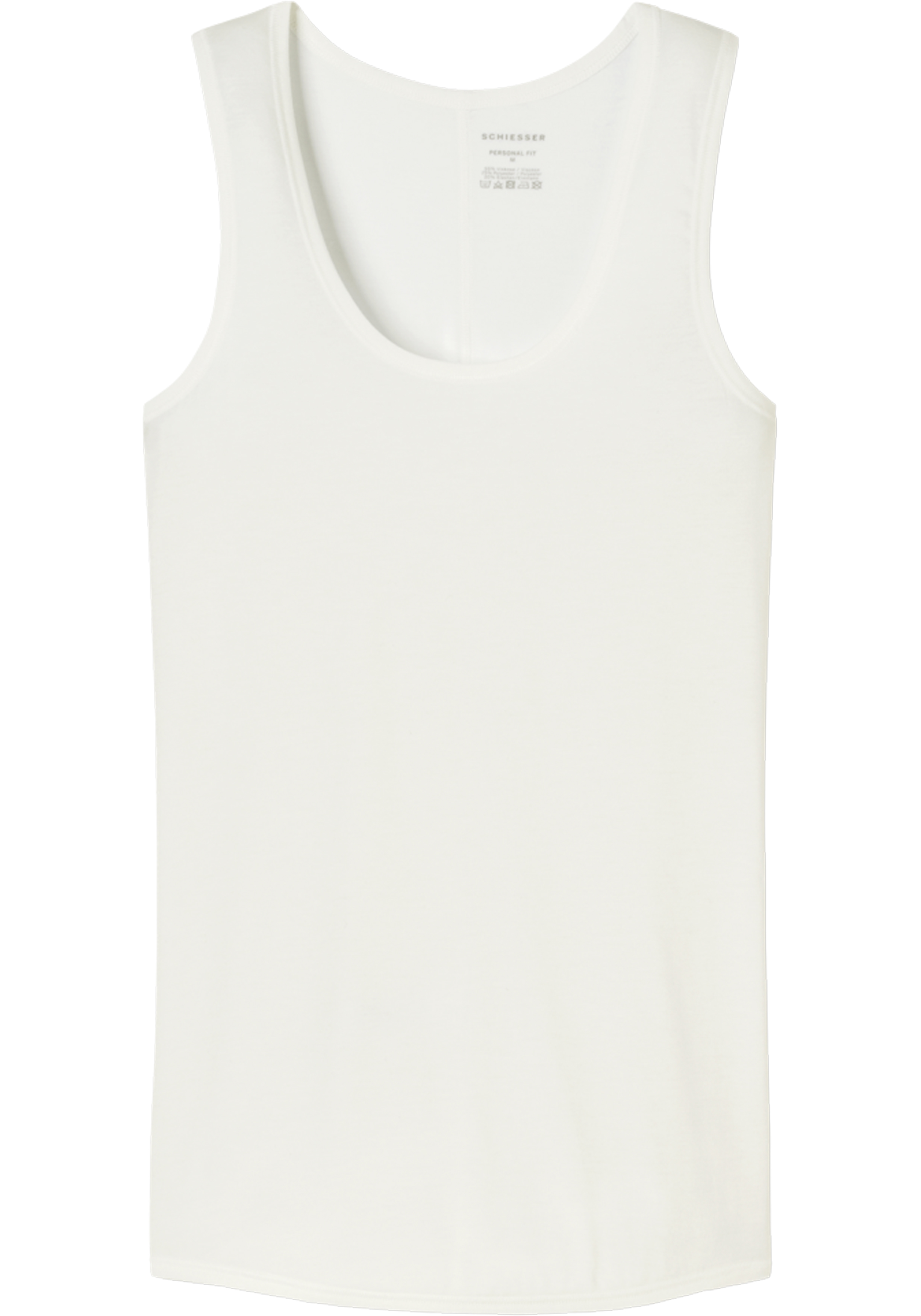 SCHIESSER Personal Fit singlet (1-pack), dames tank top natuurlijk wit