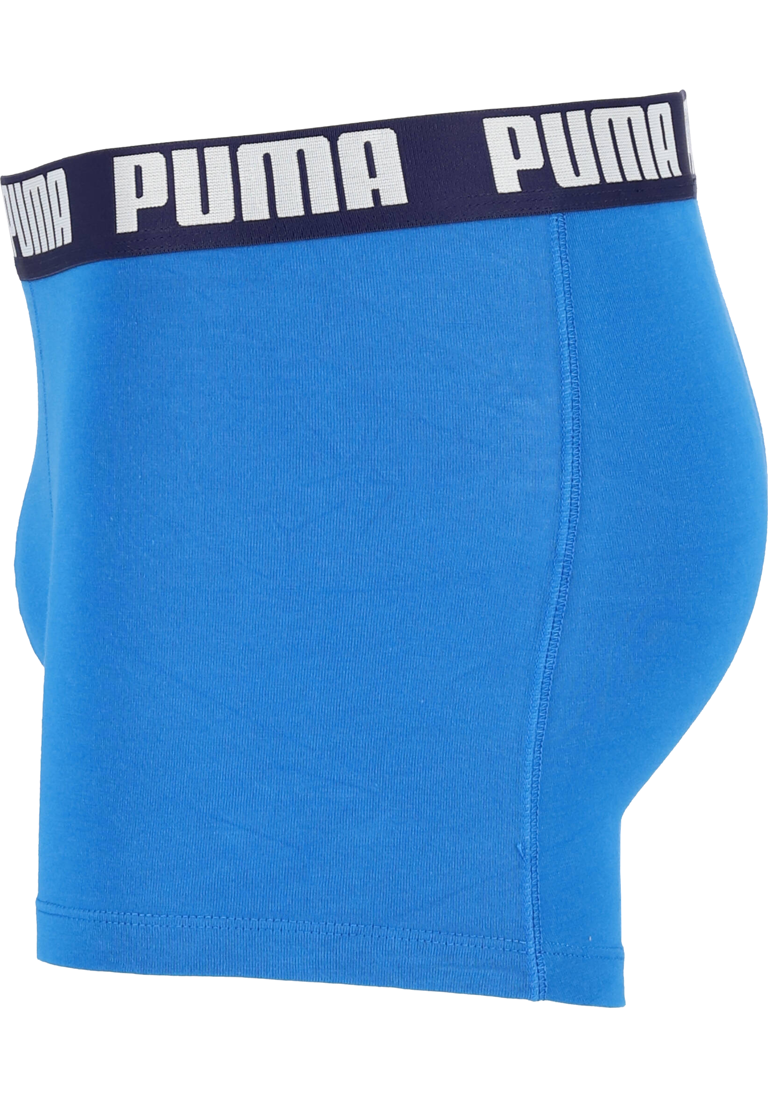 Puma Basic Boxer heren (2-pack), licht- en donkerblauw