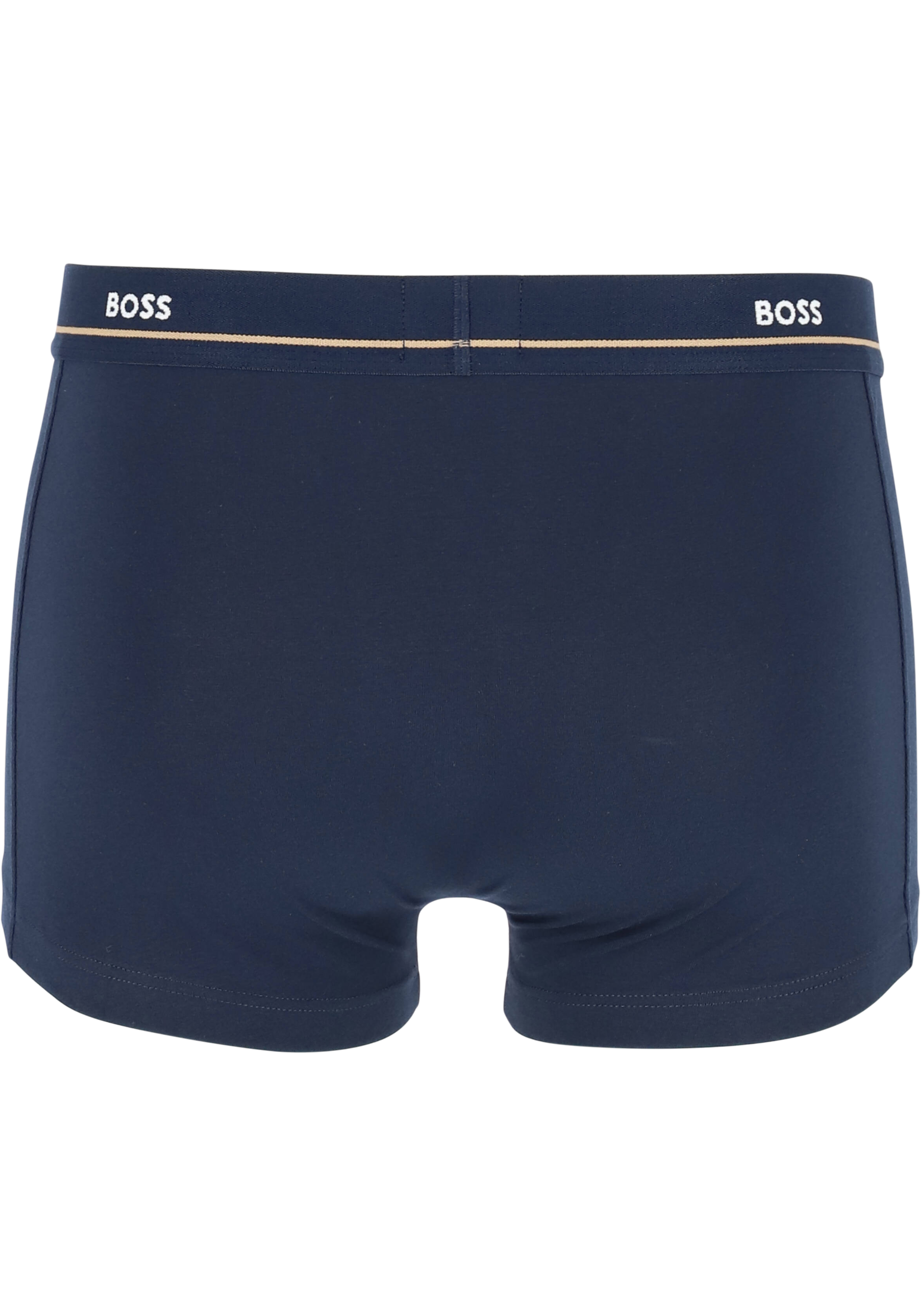 HUGO BOSS Essential trunks (5-pack), heren boxers kort, zwart, navy, wit