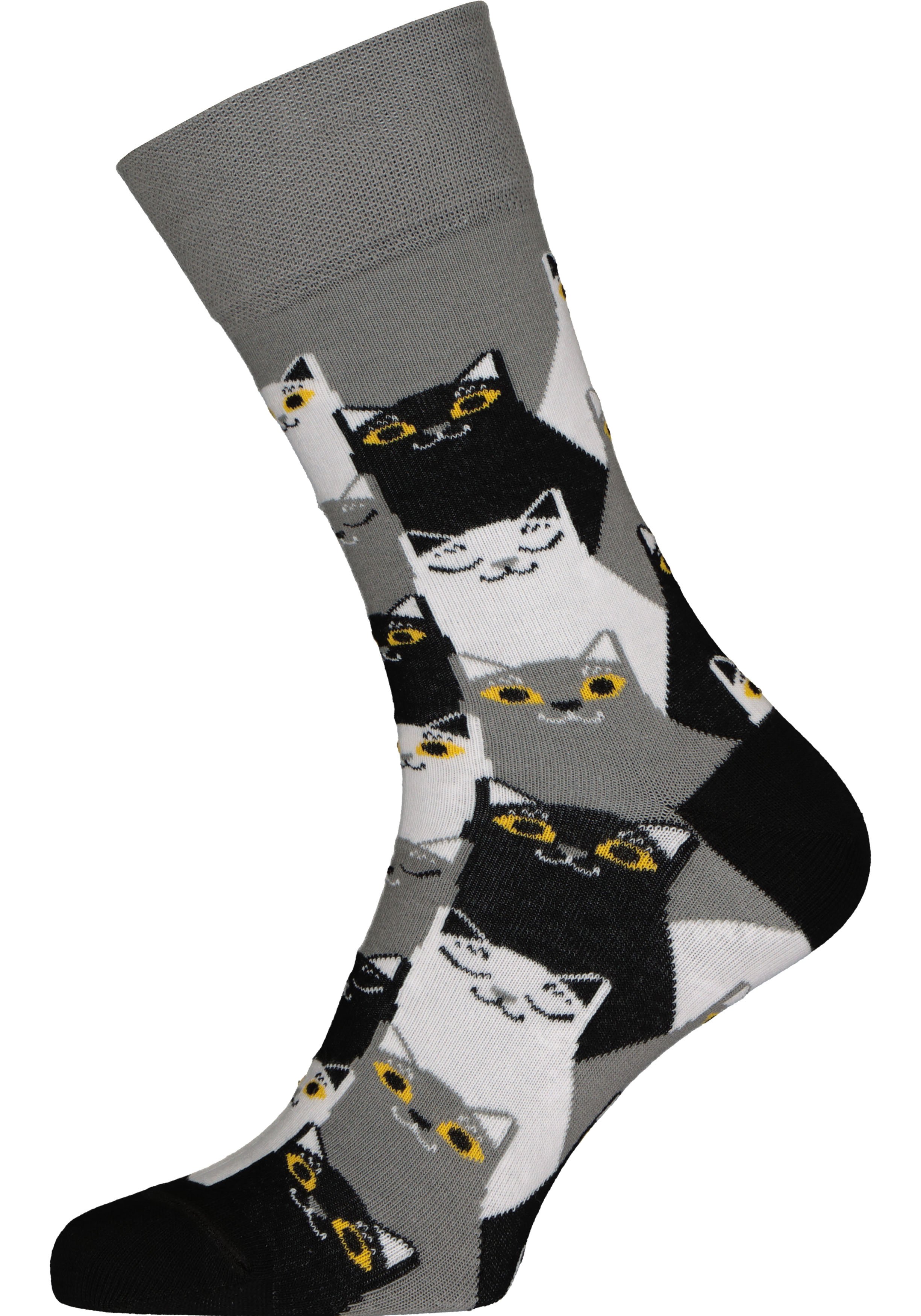 Many Mornings unisex sokken Black Cat