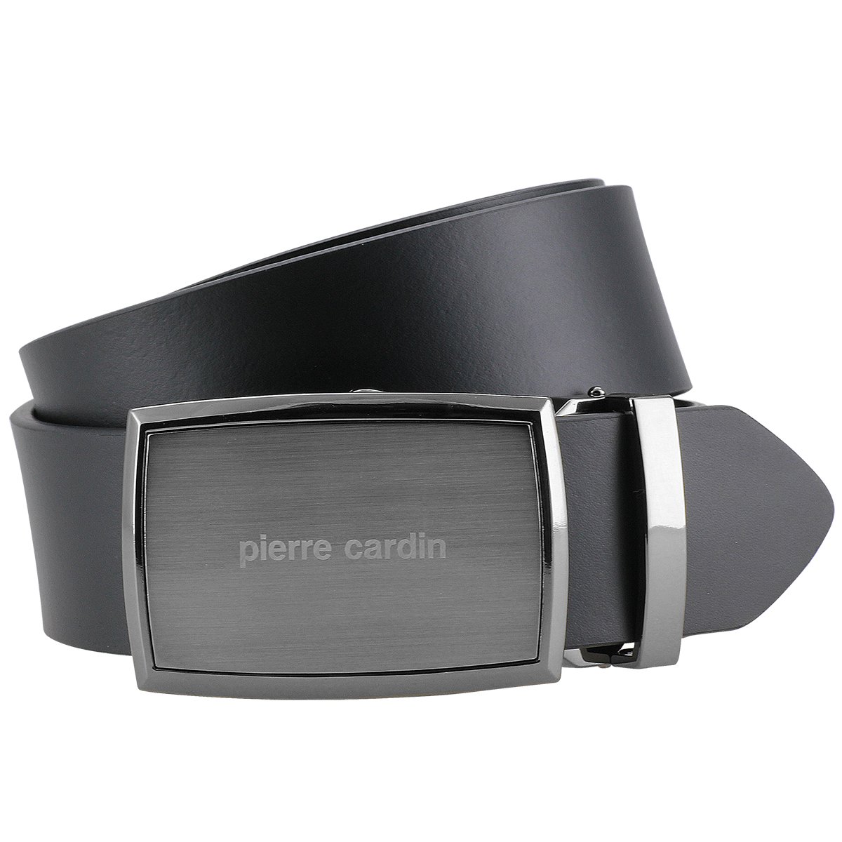 PIERRE CARDIN leren heren riem, zwart