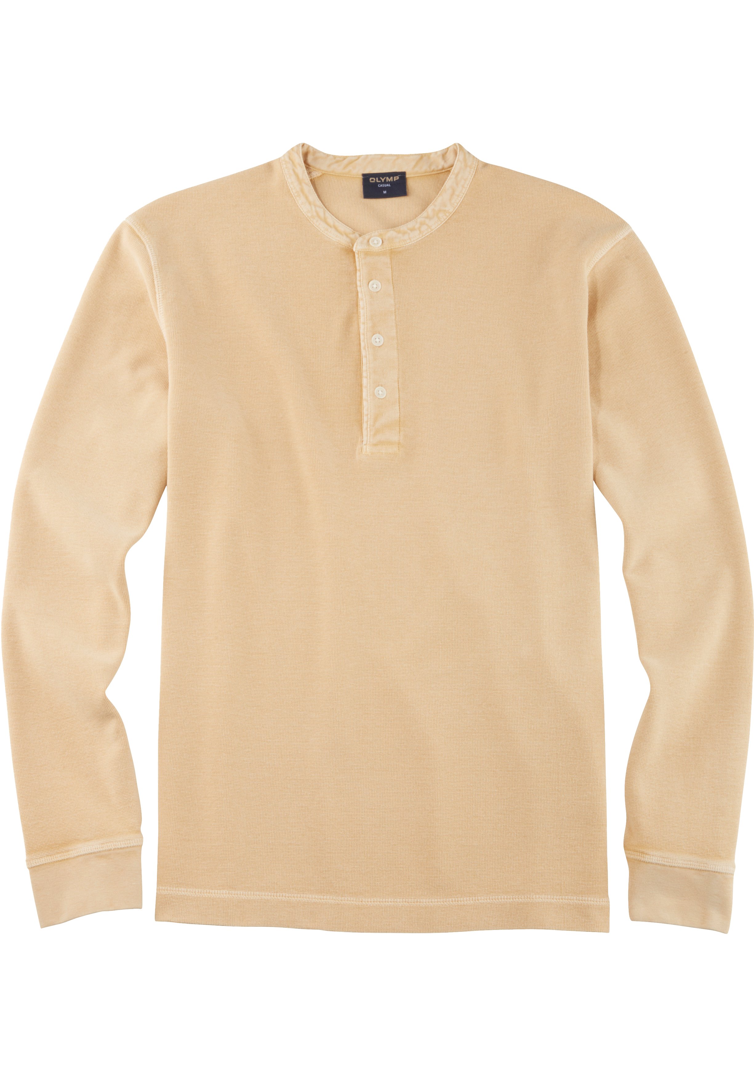 OLYMP Casual modern fit polo, natuur