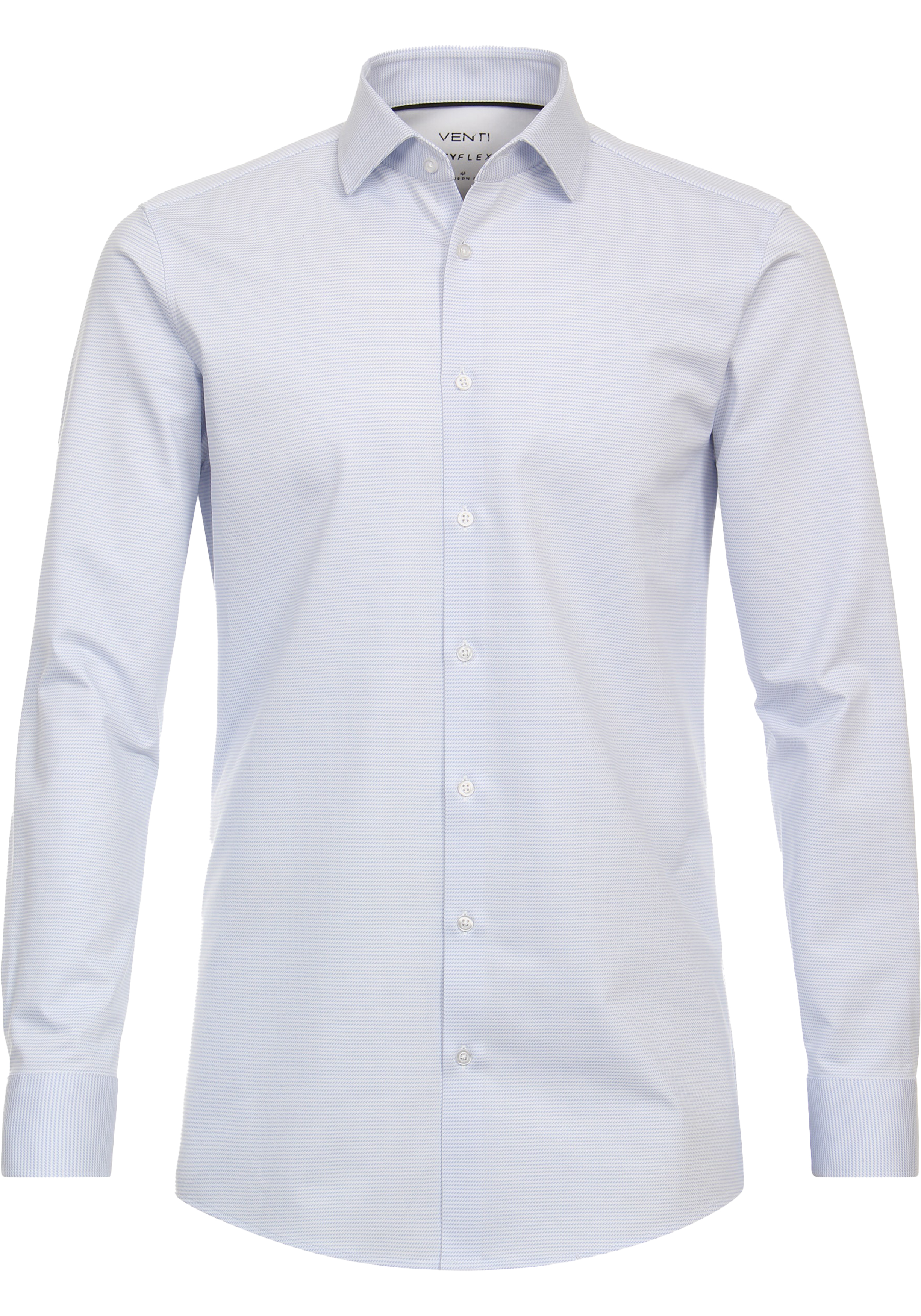 VENTI modern fit overhemd, jersey, blauw