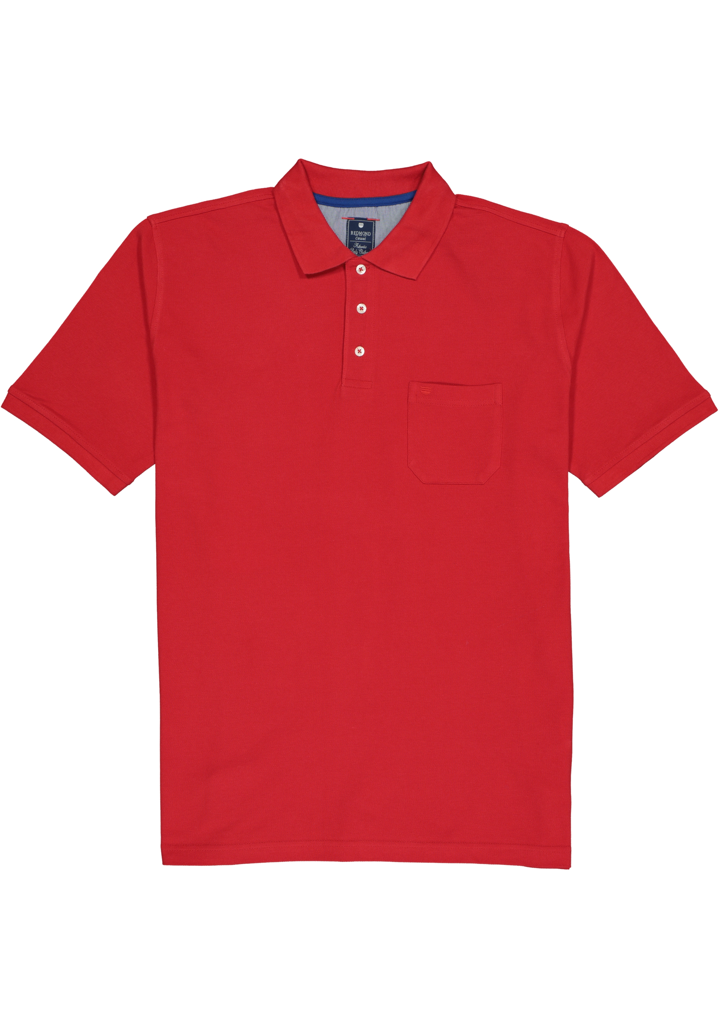 Redmond regular fit poloshirt, rood