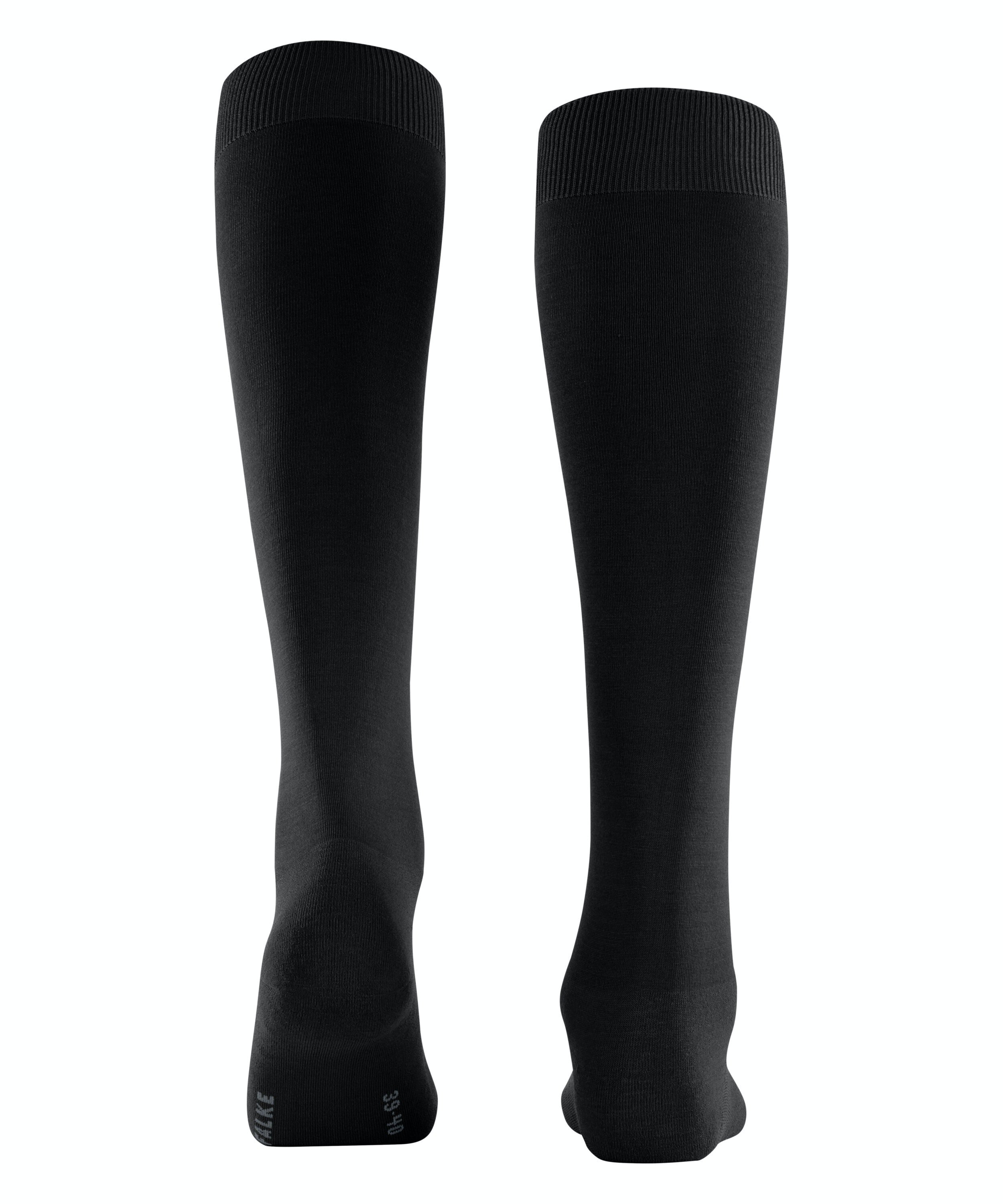 FALKE ClimaWool dames kniekousen, zwart (black)