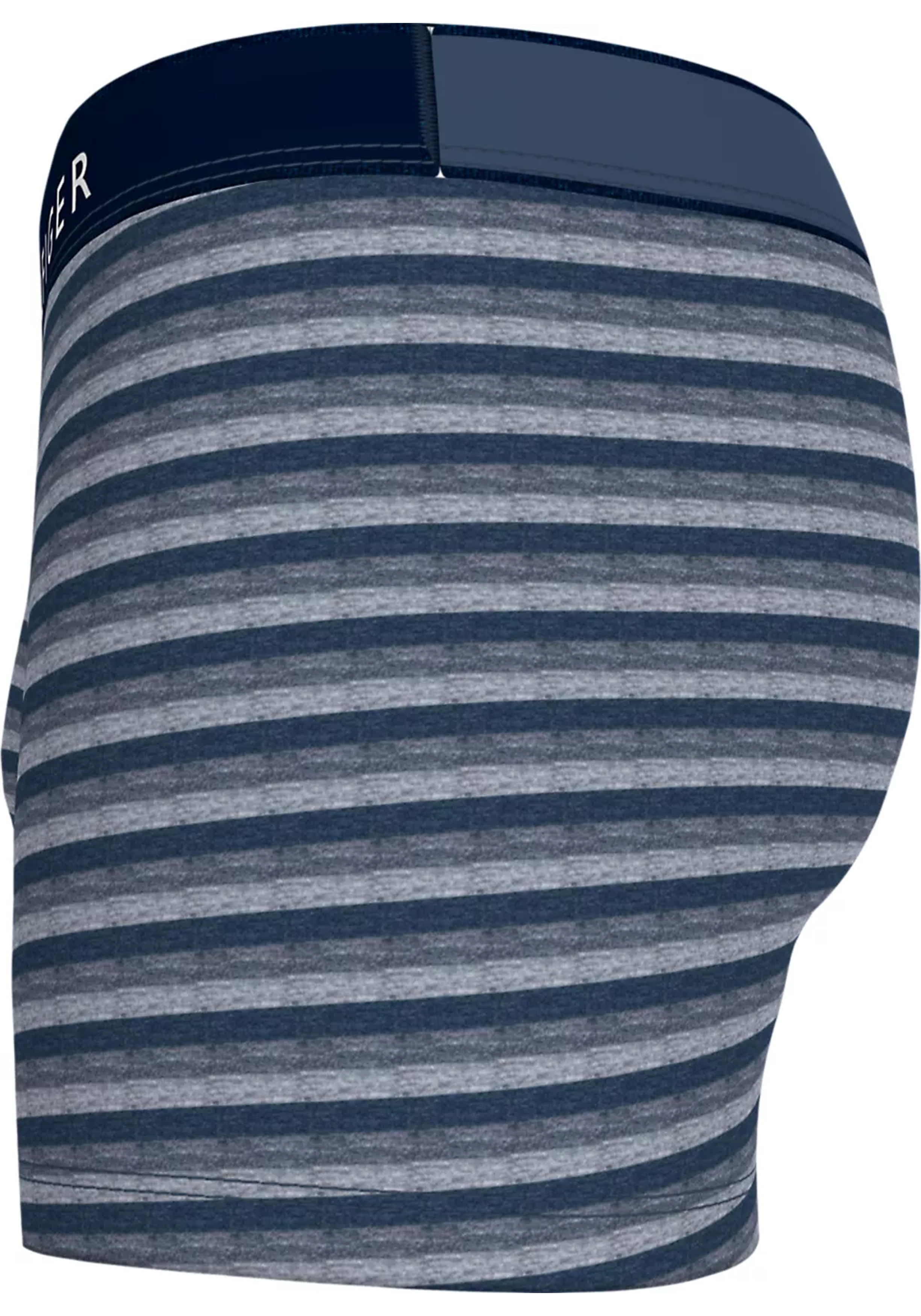 Tommy Hilfiger trunk (3-pack), heren boxers normale lengte, gestreept en blauw