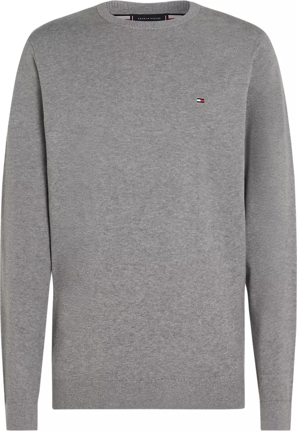 Tommy Hilfiger heren pullover katoen, grijs