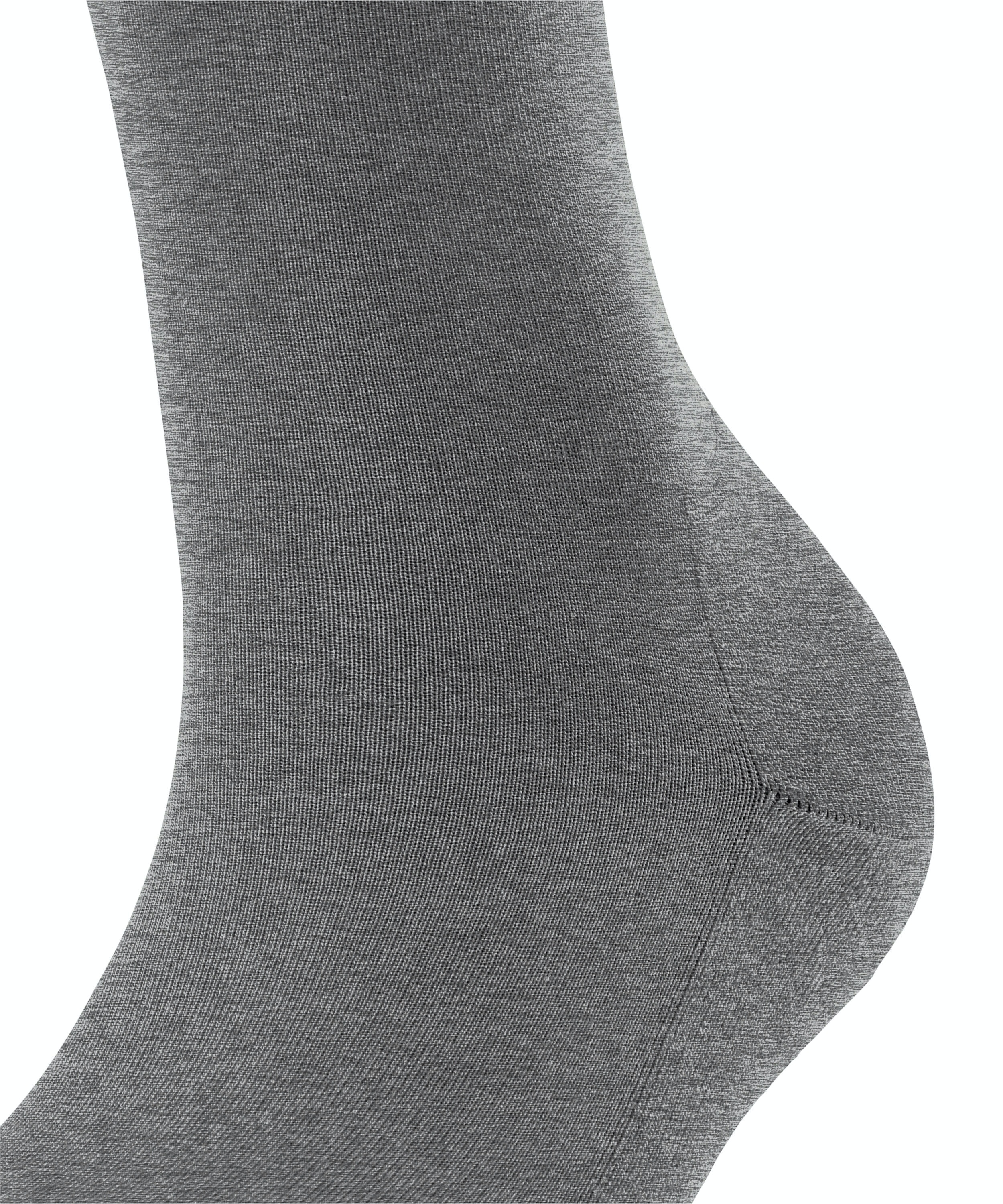 FALKE ClimaWool dames kniekousen, grijs (light greymel.)