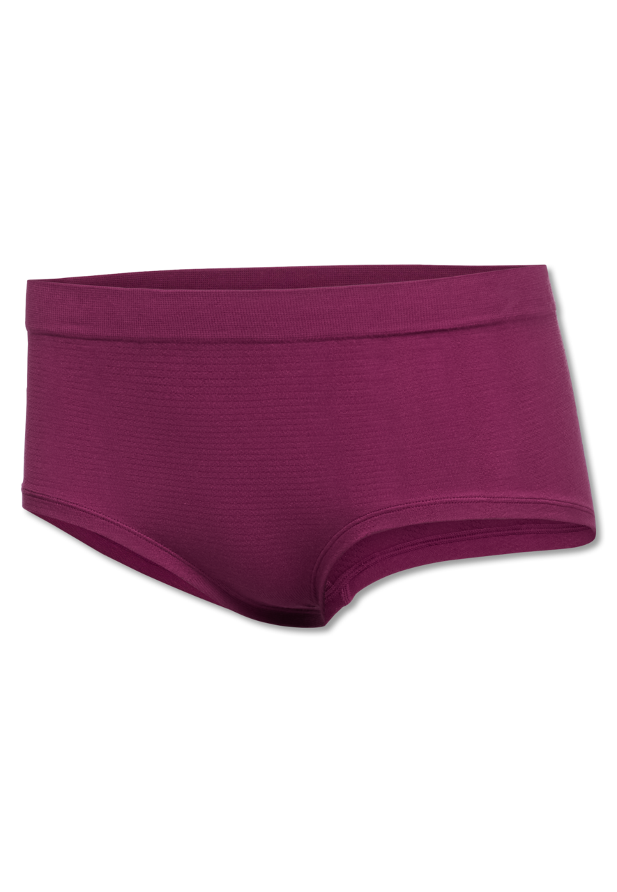 SCHIESSER Active Mesh Bamboo boxer (1-pack), dames short bessenkleur