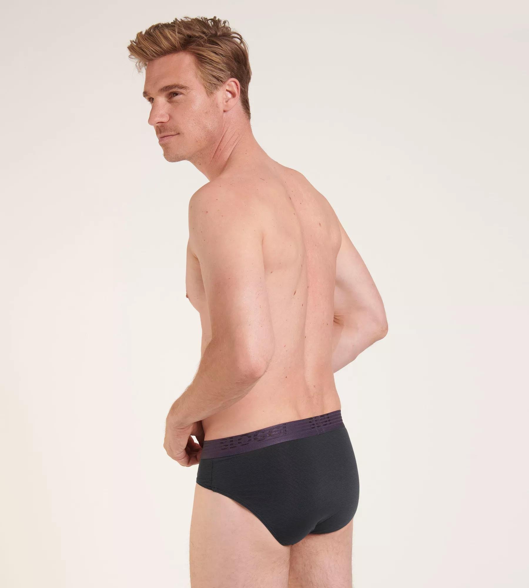 Sloggi Men EVER Cool Brief, heren slip met smalle zijkanten (2-pack), zwart