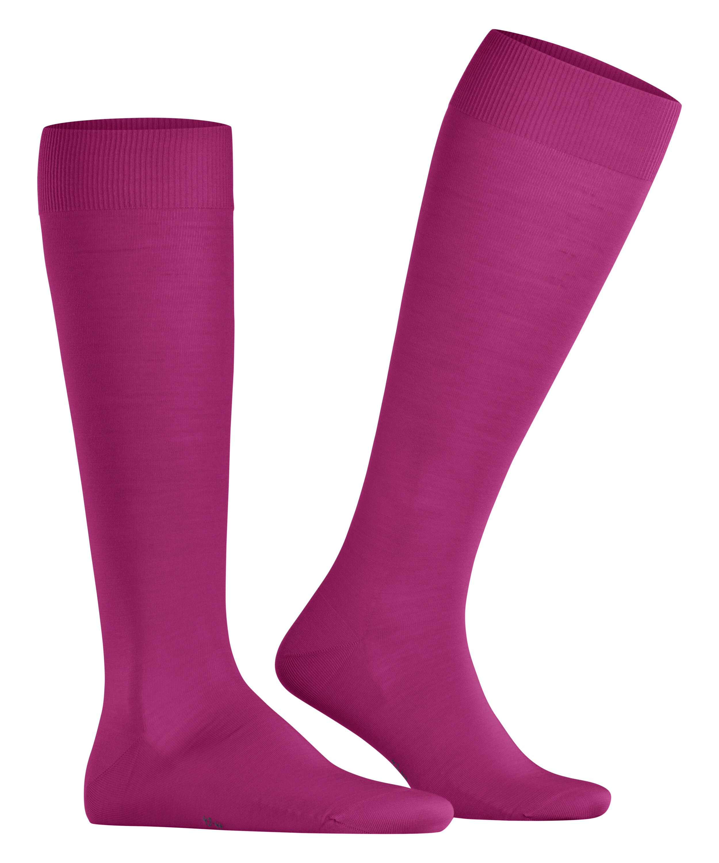 FALKE ClimaWool heren kniekousen, roze (berry)