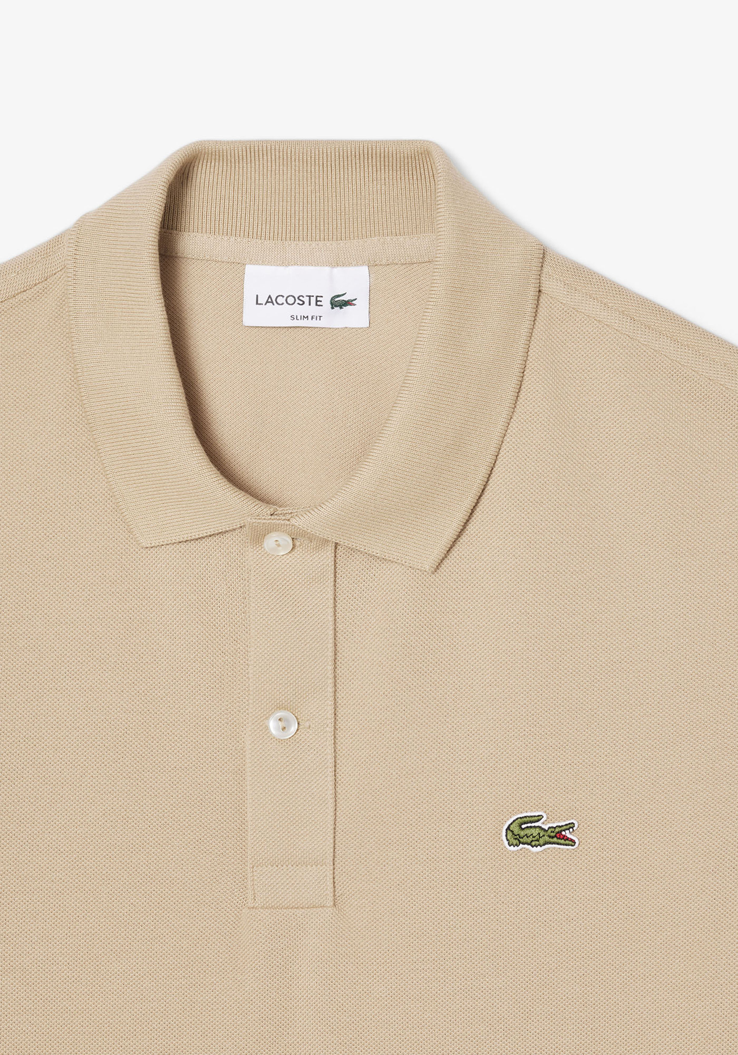 Lacoste Slim Fit polo, beige