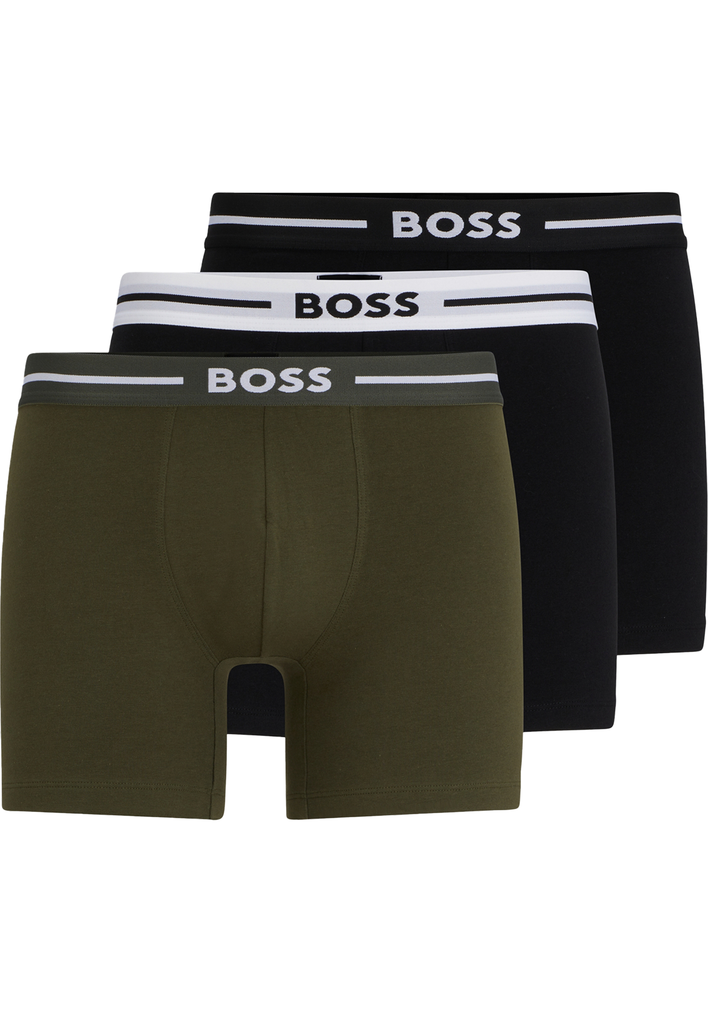 HUGO BOSS Bold boxer briefs (3-pack), heren boxers normale lengte, multicolor