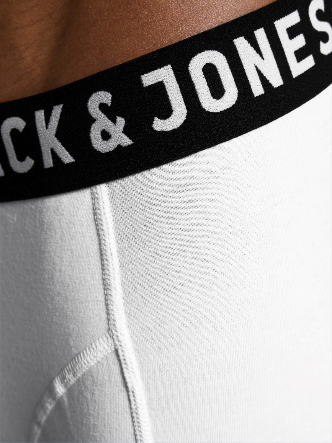 JACK & JONES Jacsense trunks (1-pack), heren boxer normale lengte, wit