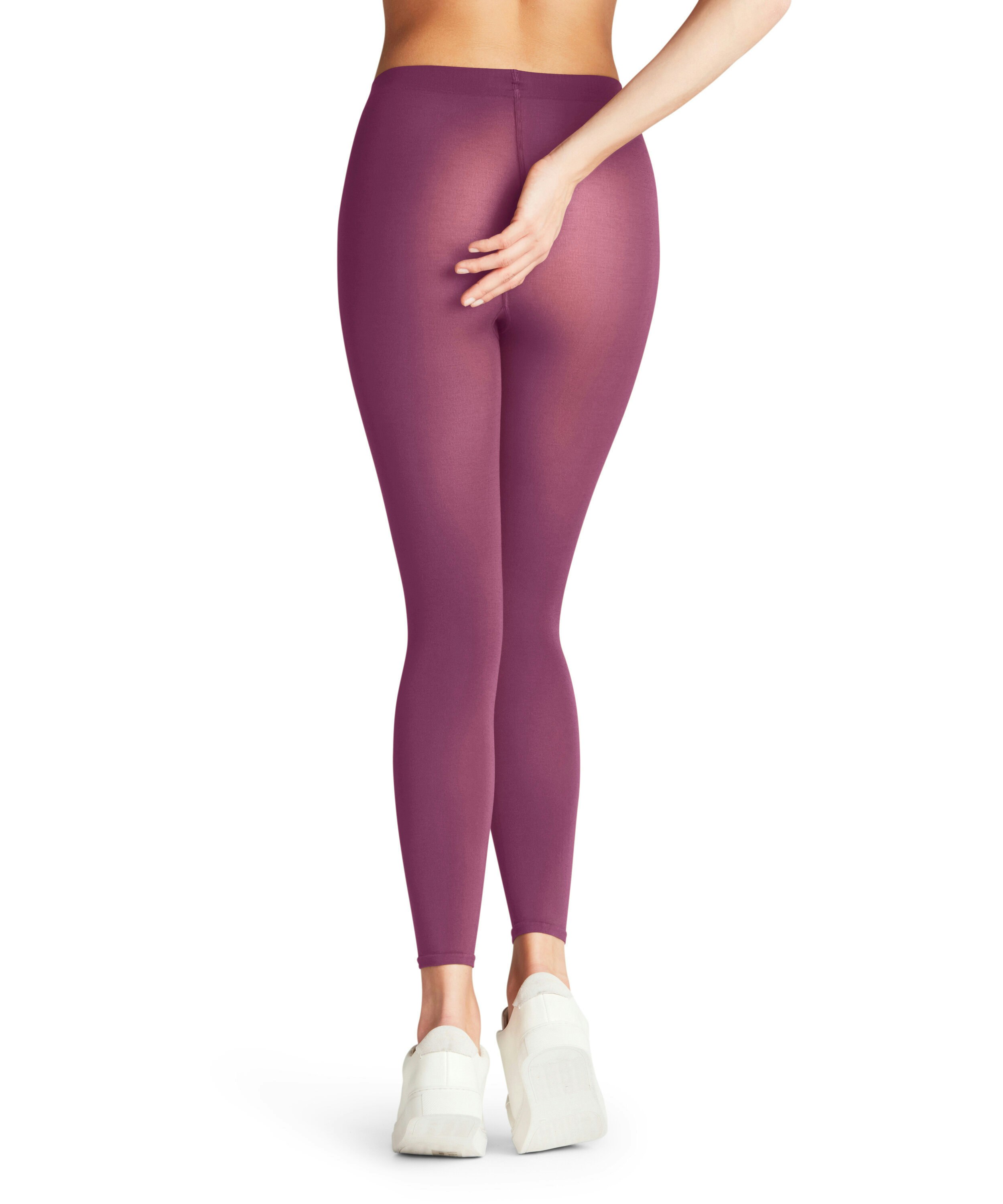 FALKE Cotton Touch dames legging, hibiscus