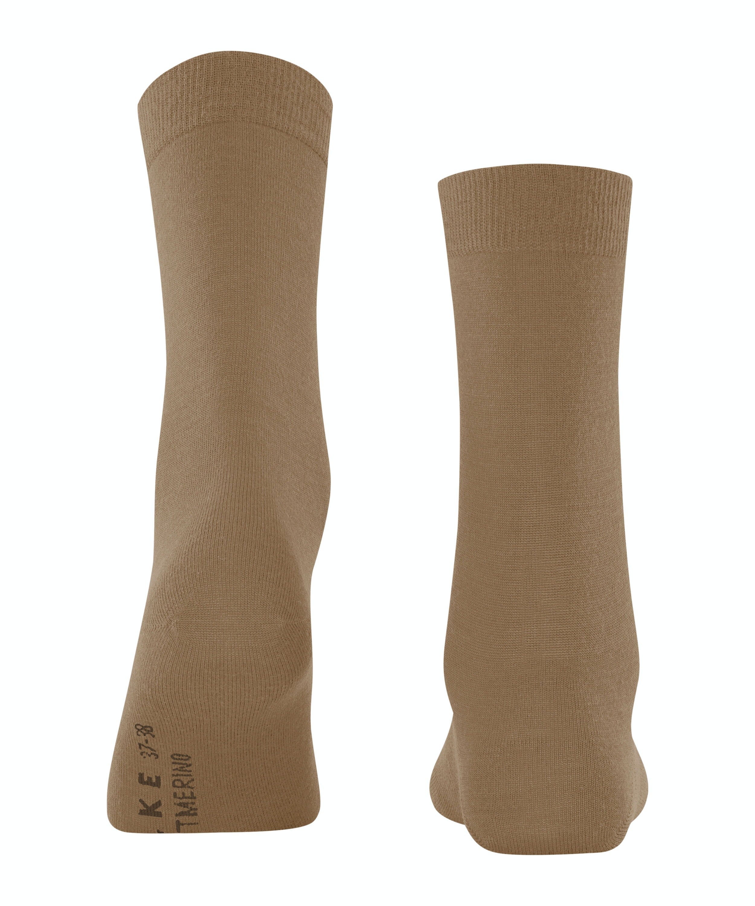 FALKE Softmerino damessokken, bruin (wholegrain)