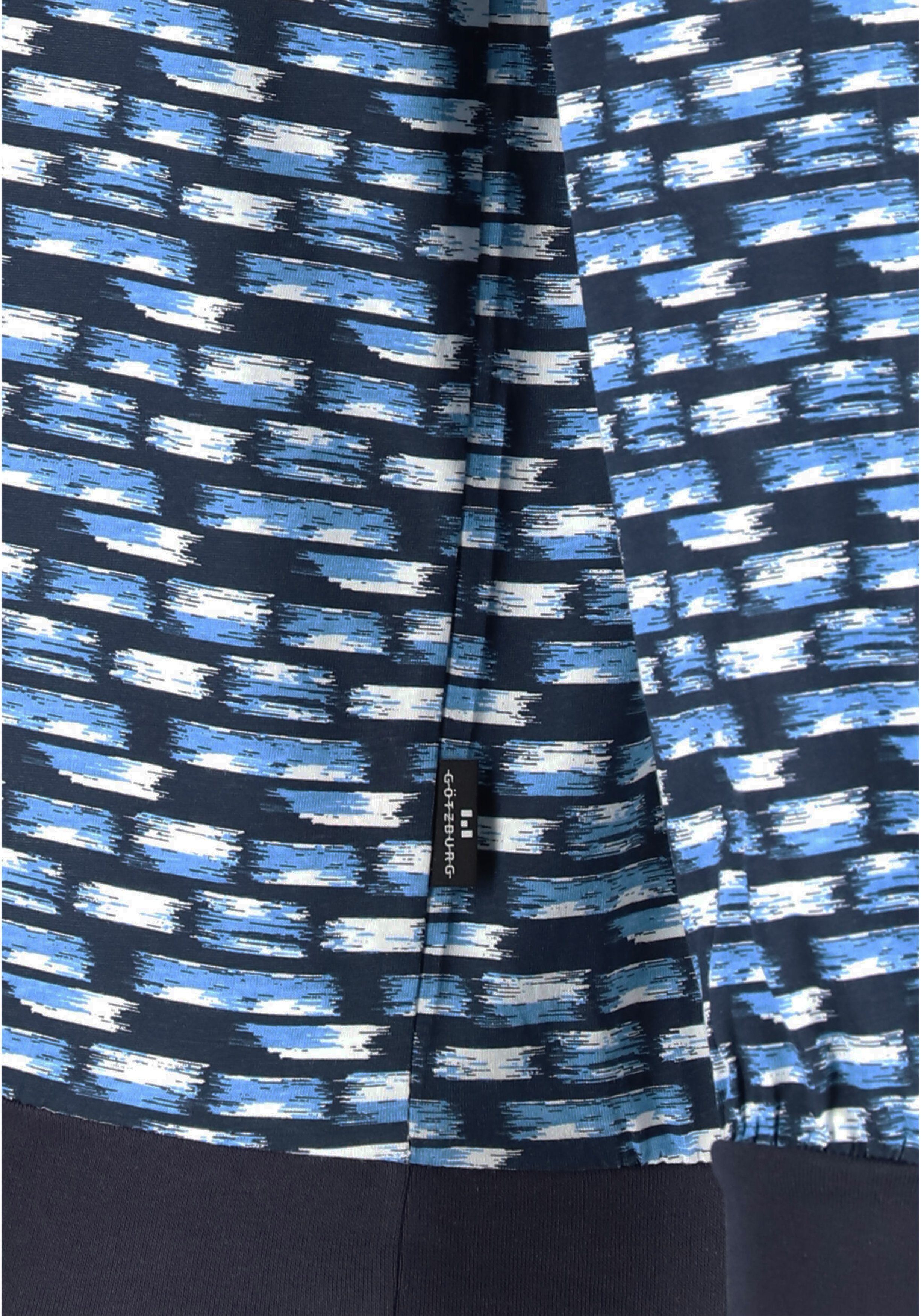 Gotzburg heren pyjama, blauw dessin