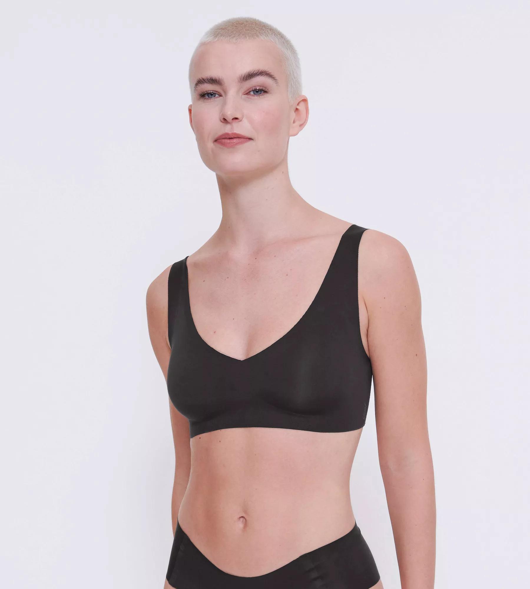 Sloggi Women ZERO Feel 2.0 Bralette, bralette, zwart