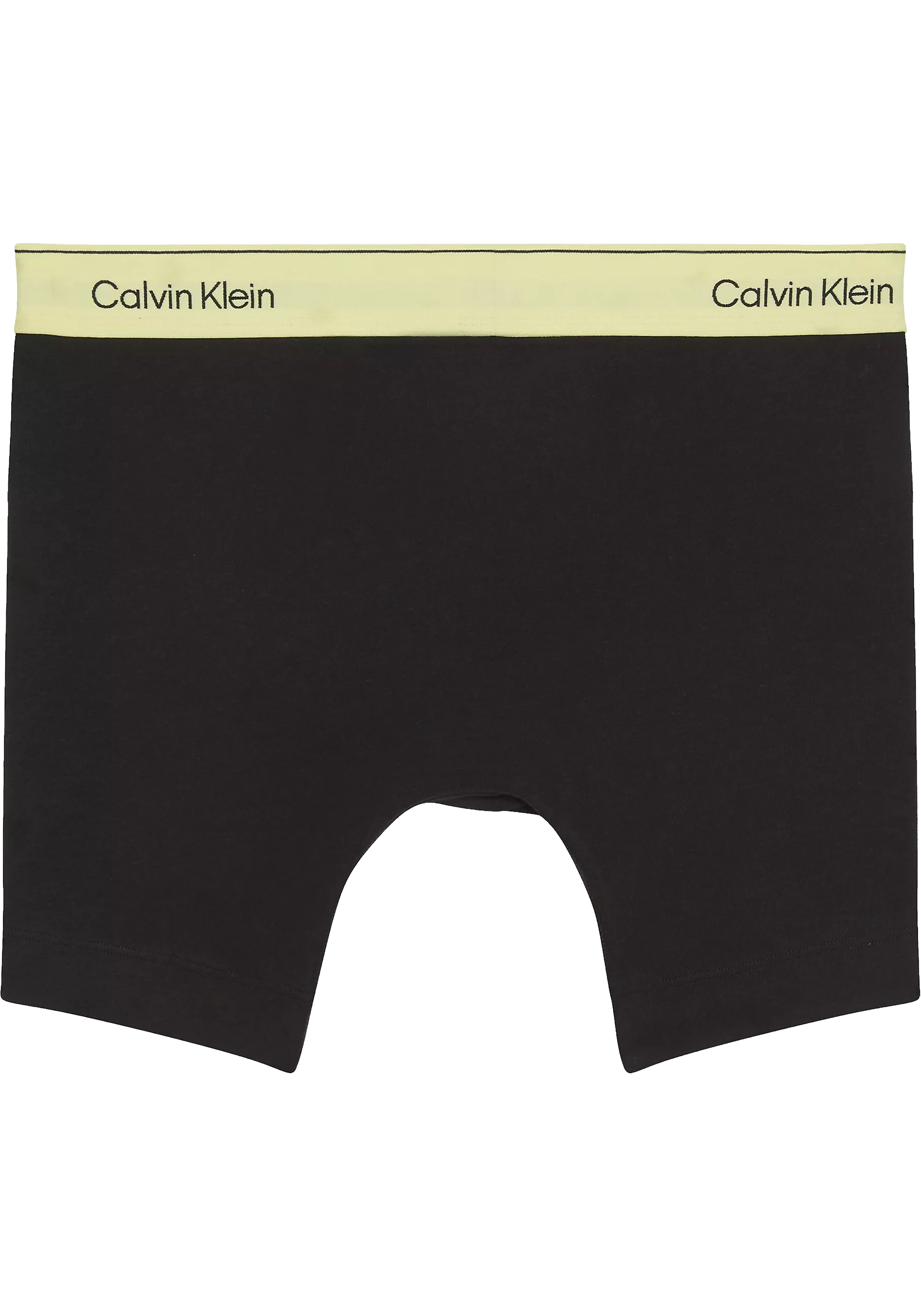 Calvin Klein Boxer briefs (5-pack), heren boxers extra lang, zwart met gekleurde tailleband