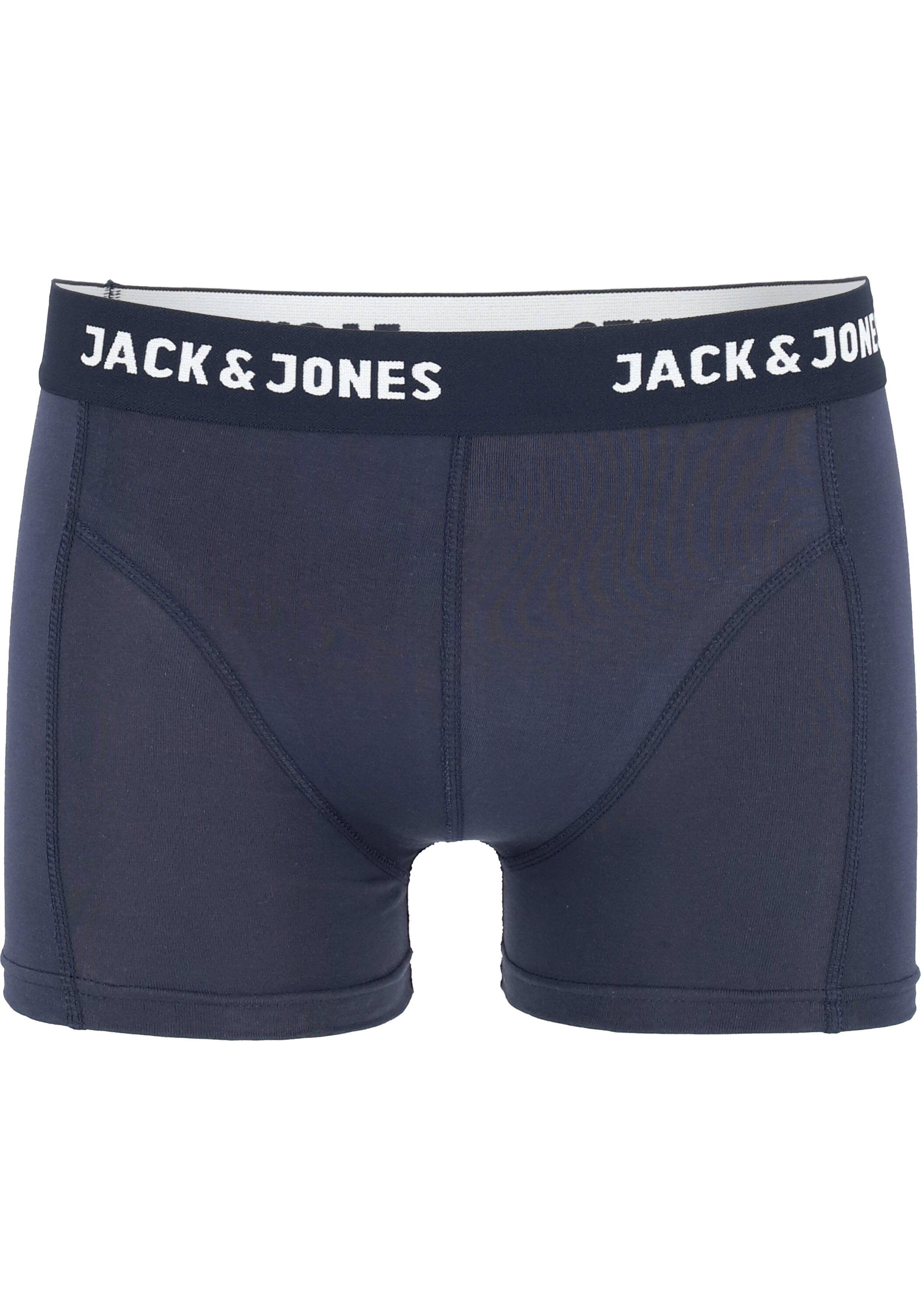 Jack & Jones heren boxers Jacanthony trunks (3-pack), navy blauw